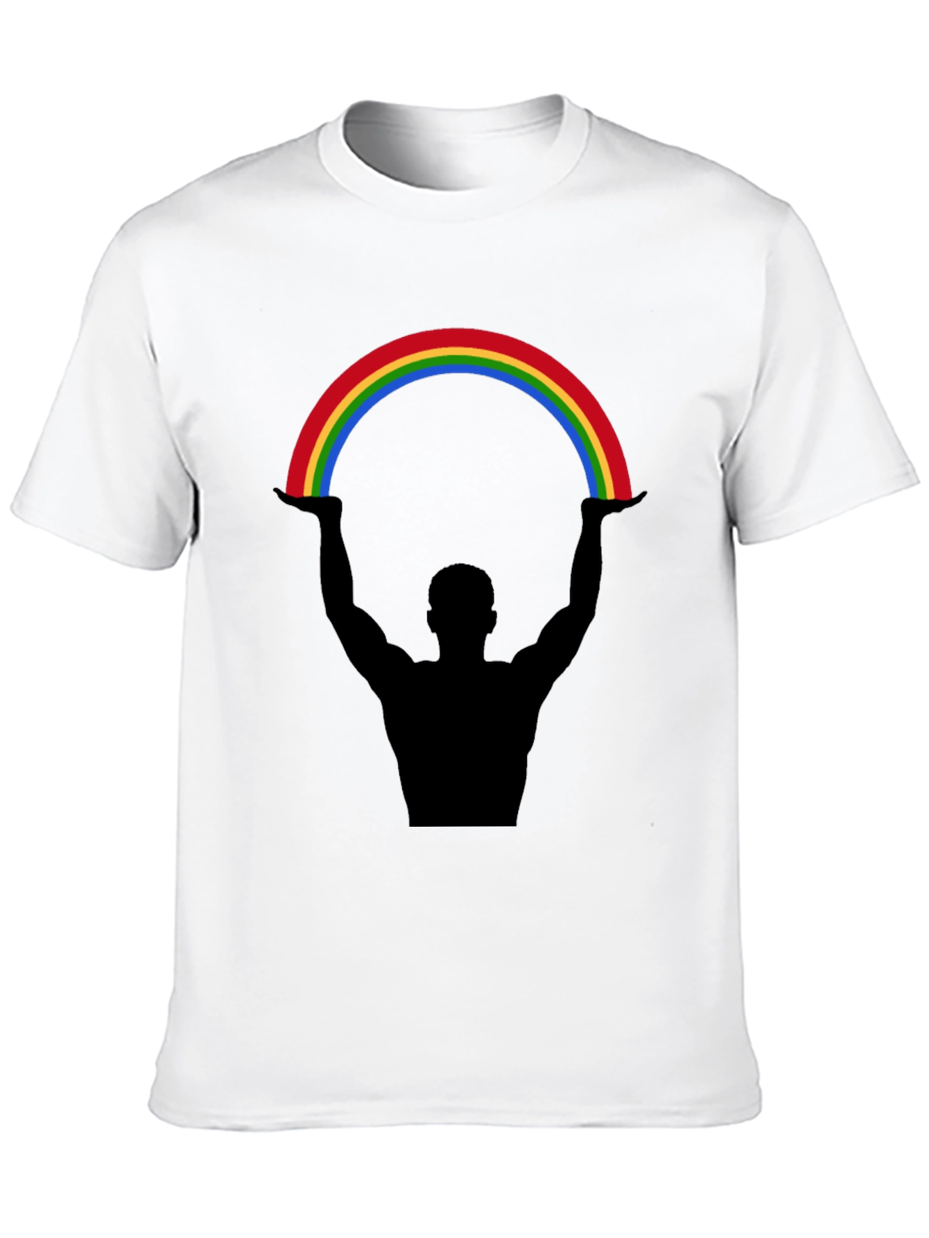 Black Rainbow Lift Graphic Tee - Black view 10