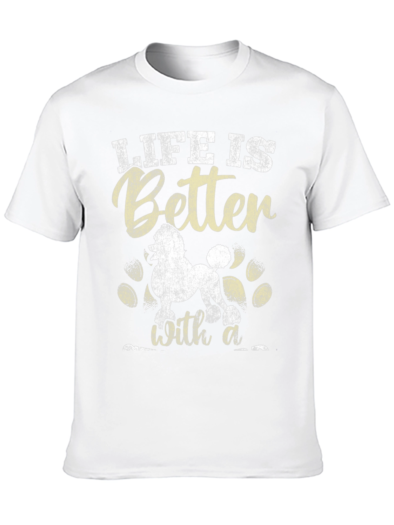Black Life is Better with a Poodle T-Shirt view 10