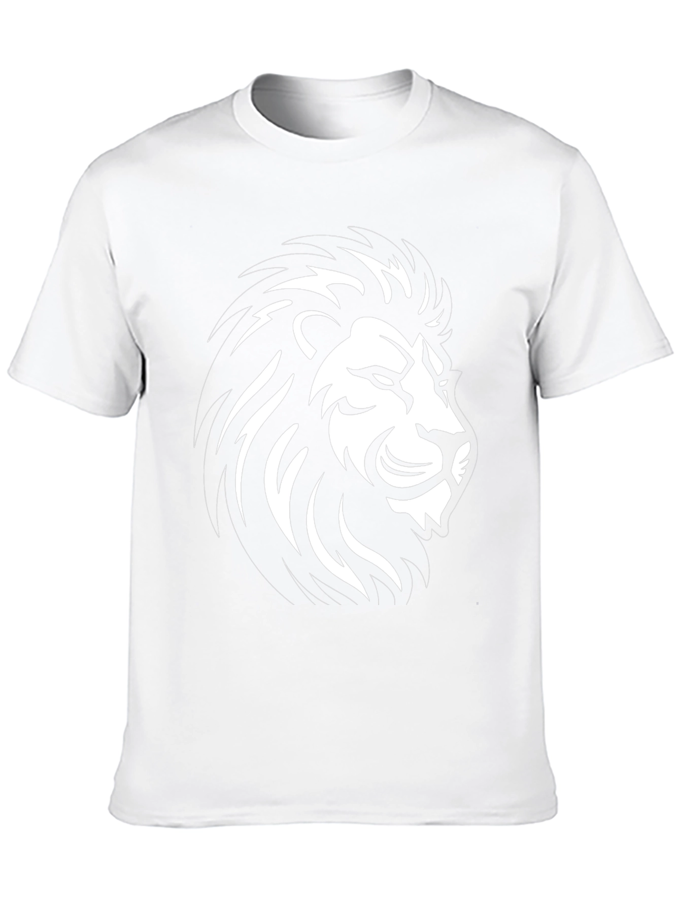 Black Lion Graphic Black T-Shirt - Men's Fashion view 10