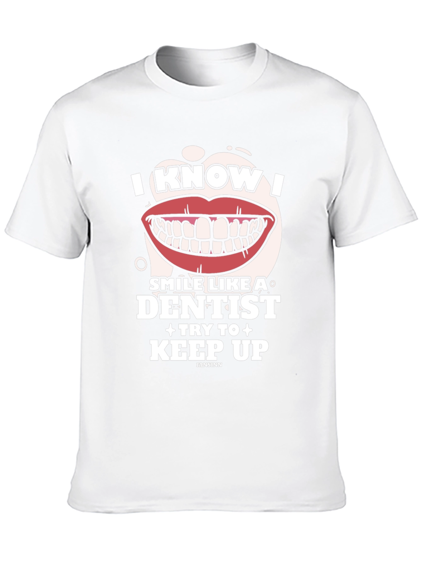 Black I Know I Smile Like a Dentist Graphic Tee view 10