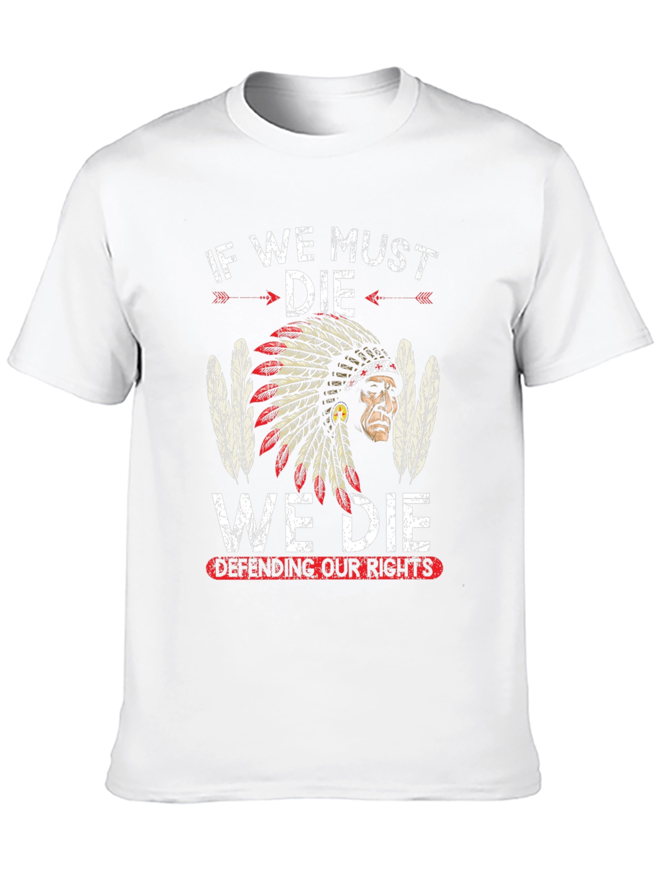 Black If We Must Die Tee view 10