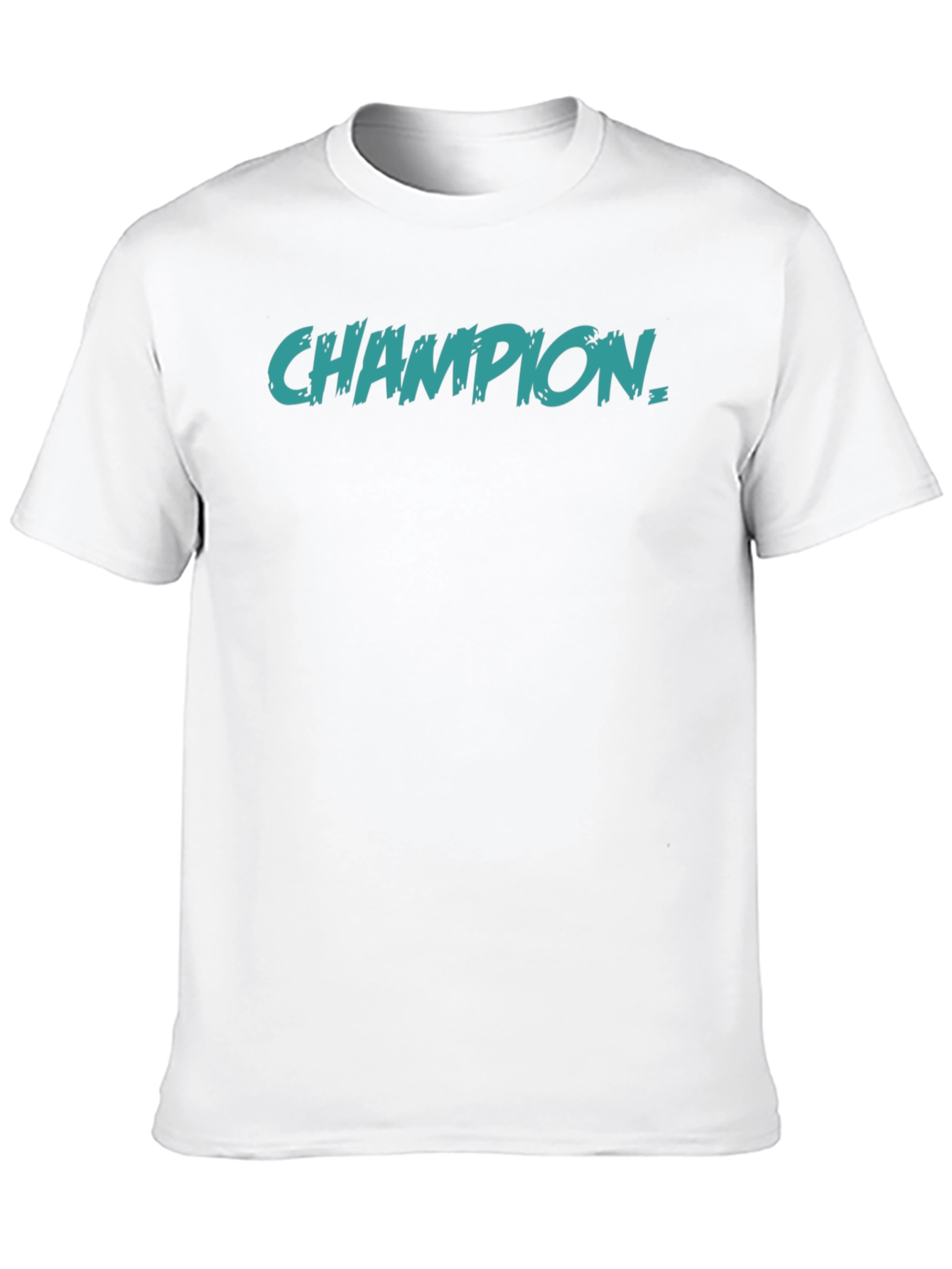 Champion Graphic Tee - Men's Black Cotton T-Shirt - 10