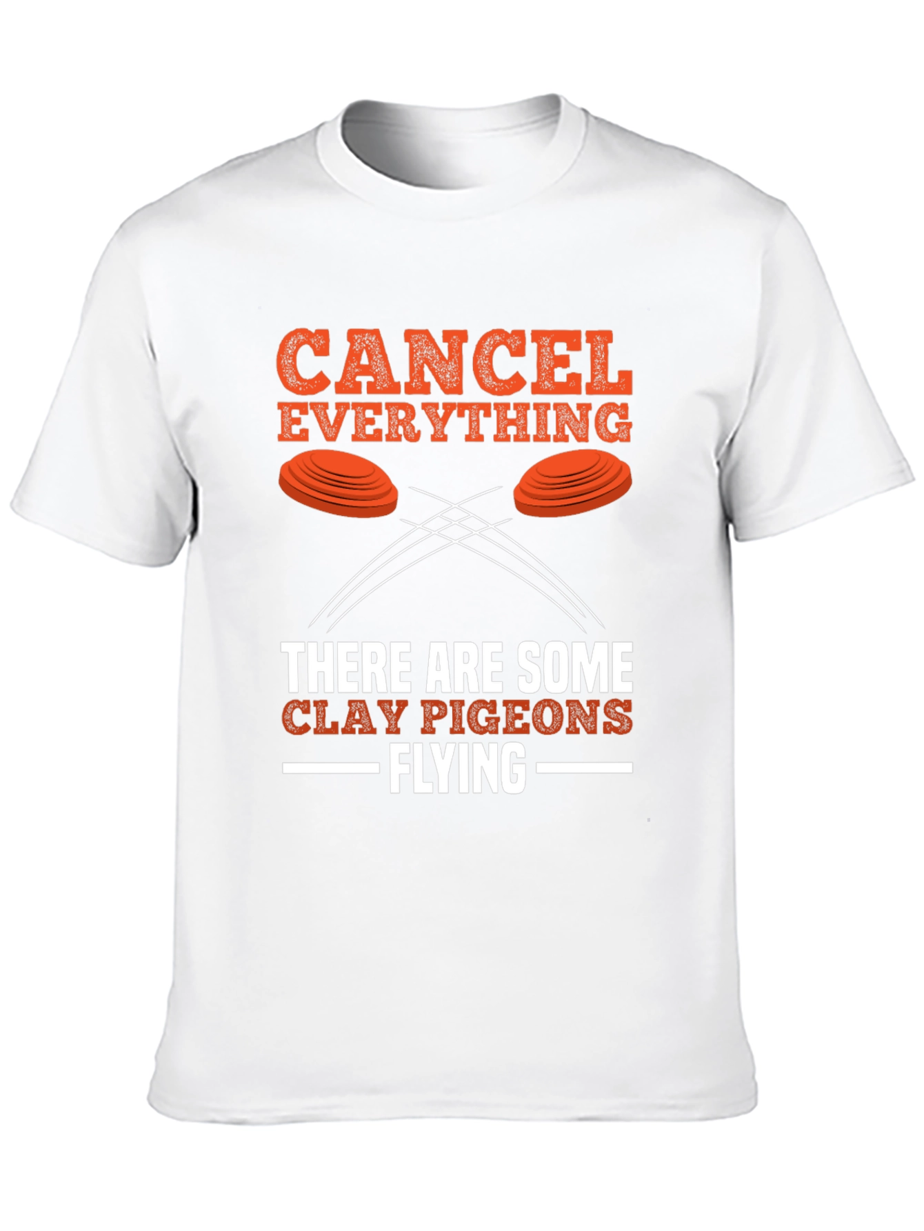 Black Cancel Everything Clay Pigeon Shooting T-Shirt view 10