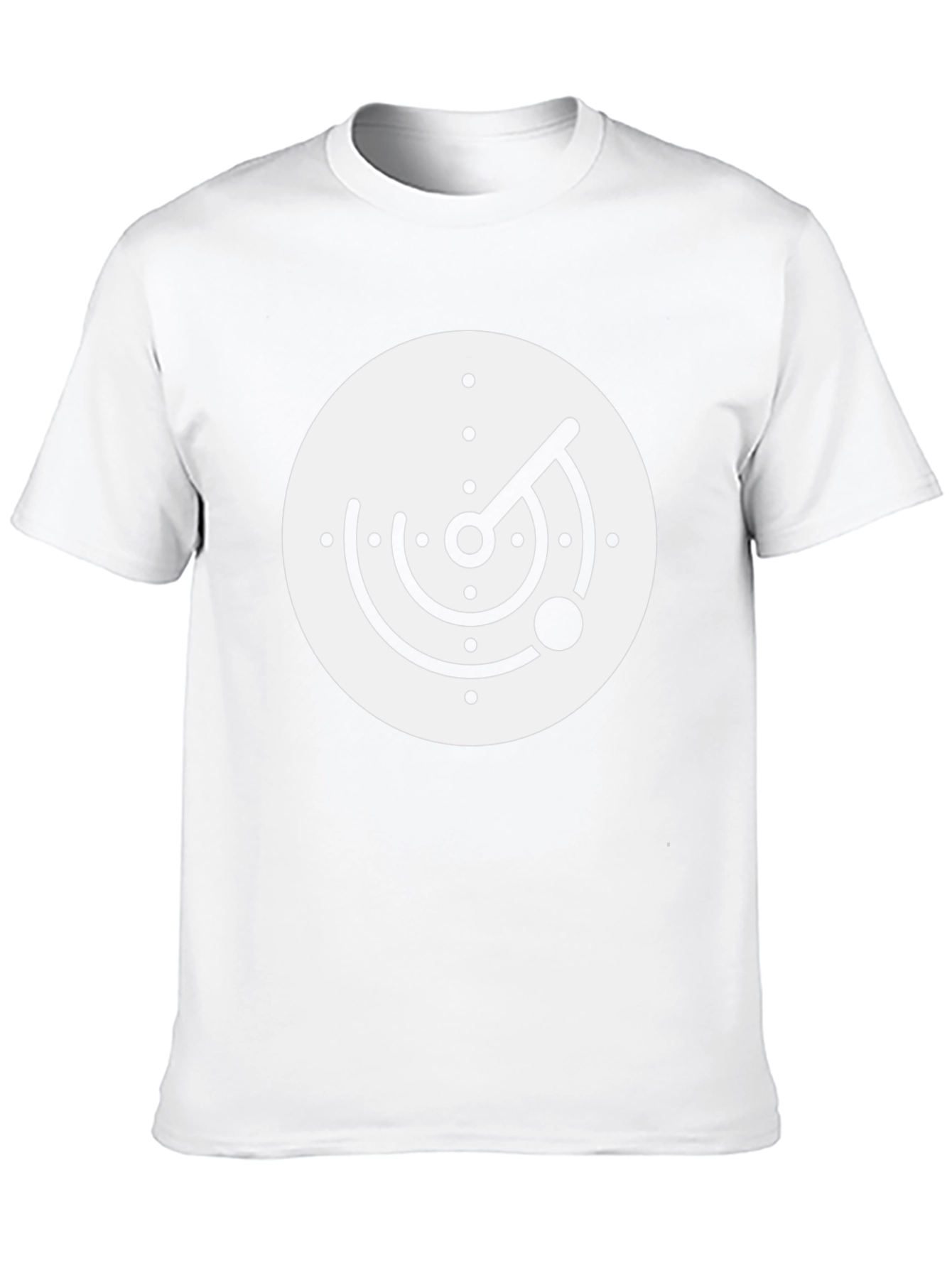 Black Radar Graphic T-Shirt - Retro Style view 10