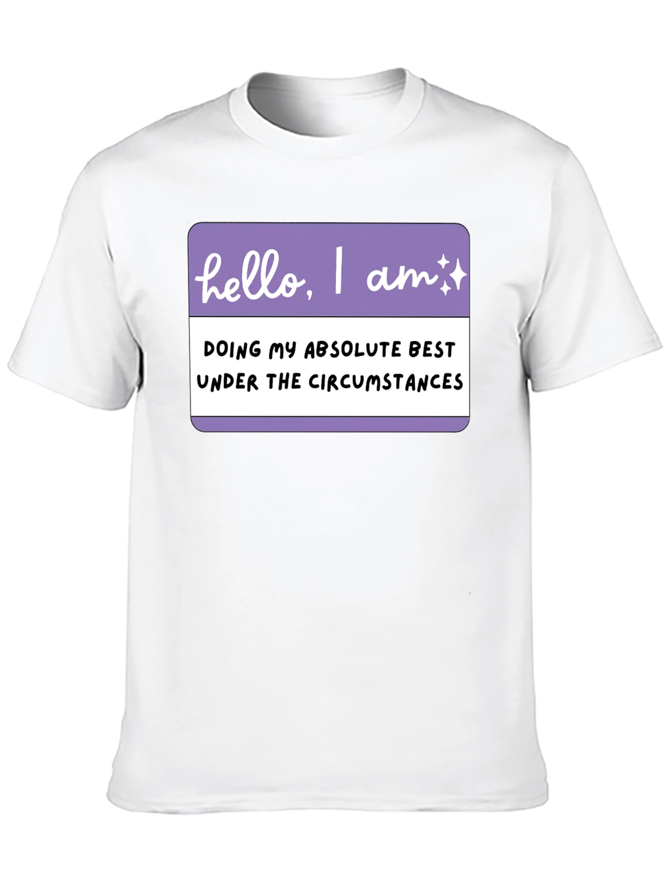 Black Funny "Doing My Best" Graphic Tee view 10