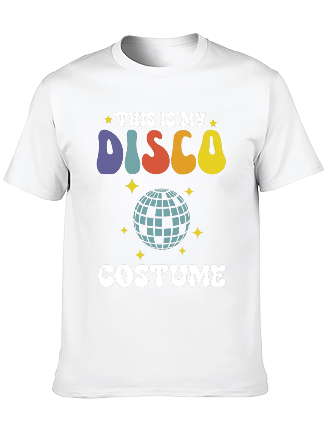 Black This Is My Disco Costume T-Shirt view 10