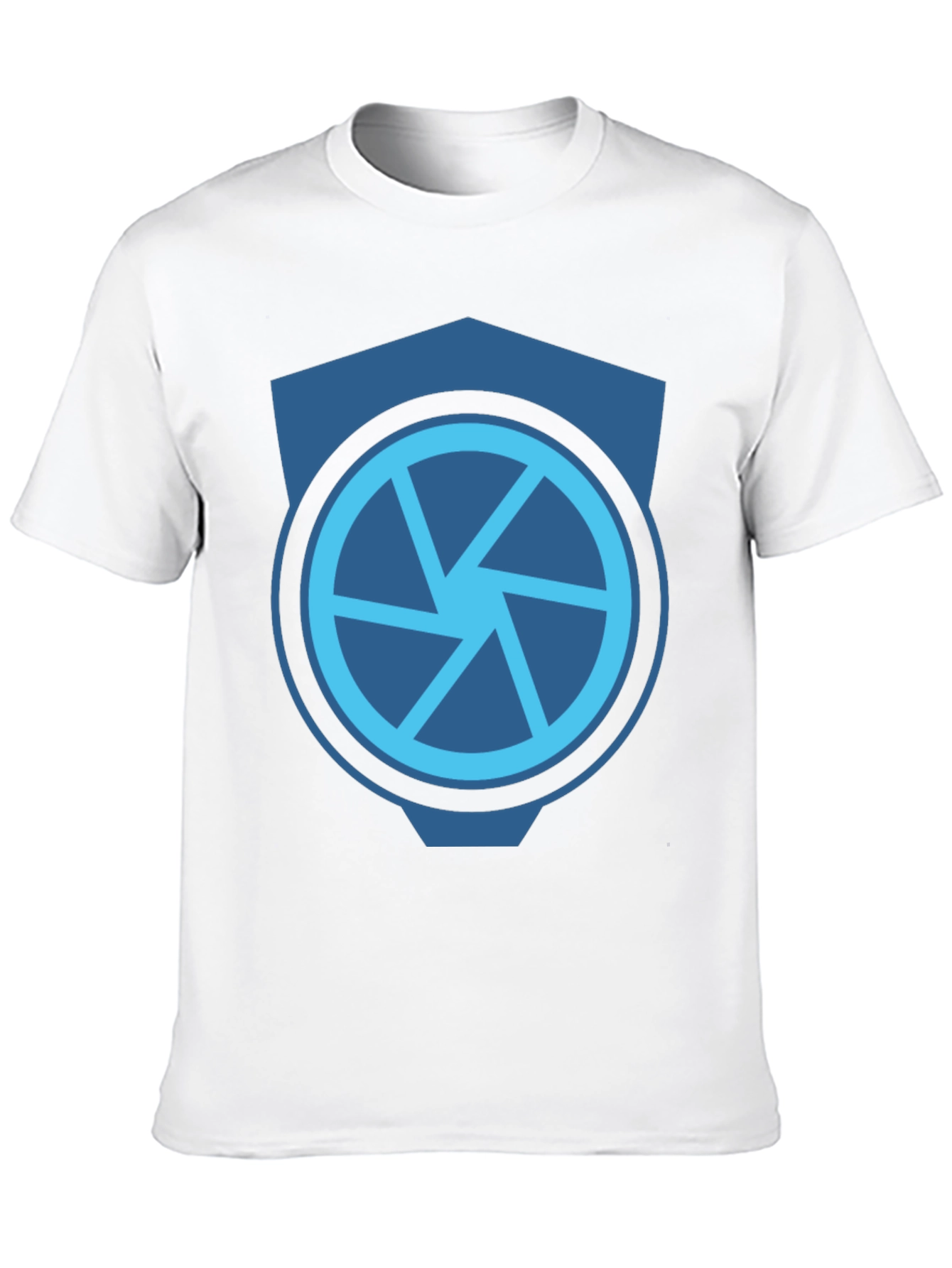 Black Men's Black Tee with Graphic Logo view 10