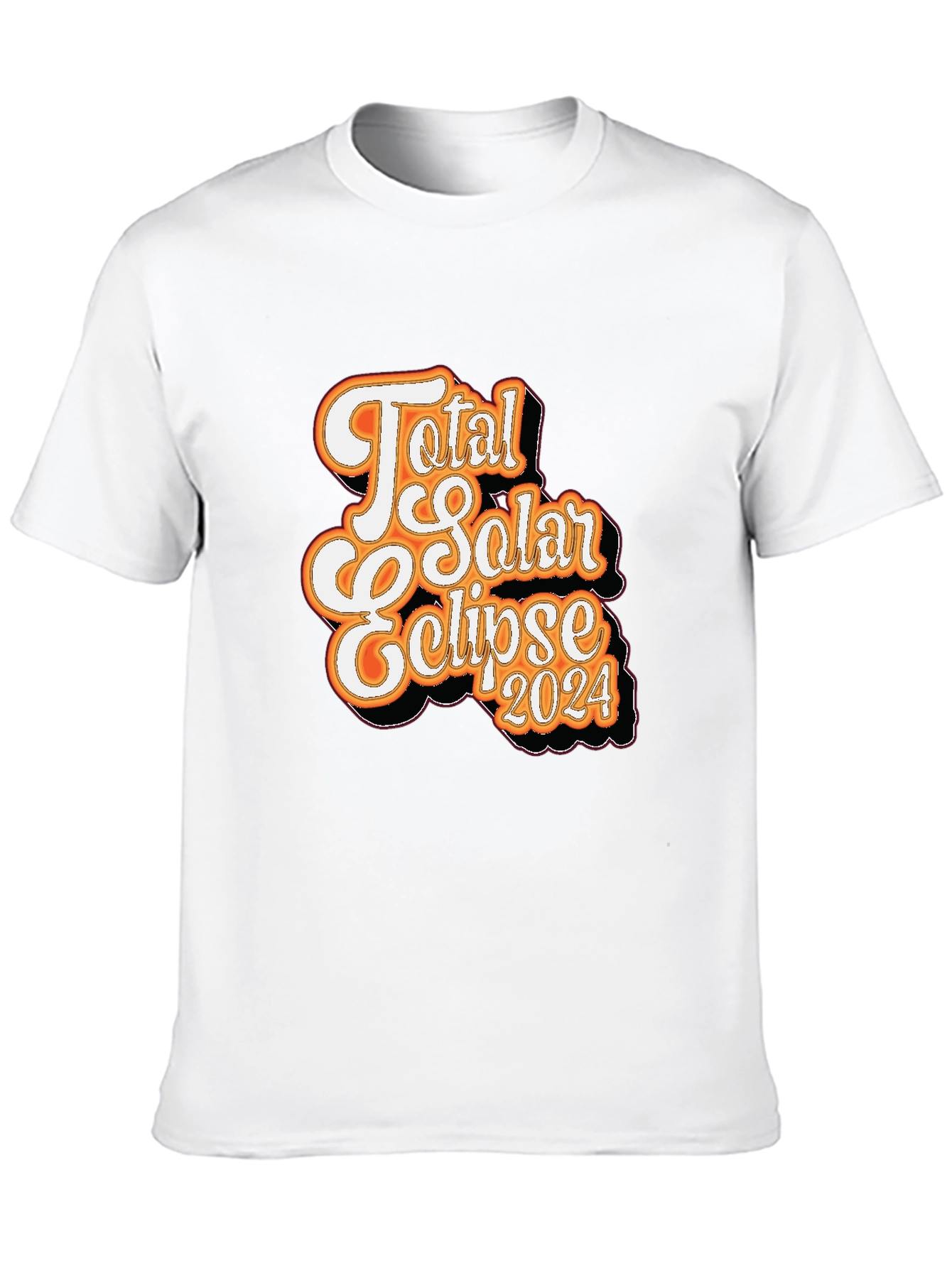 Black Total Solar Eclipse 2024 T-Shirt view 10