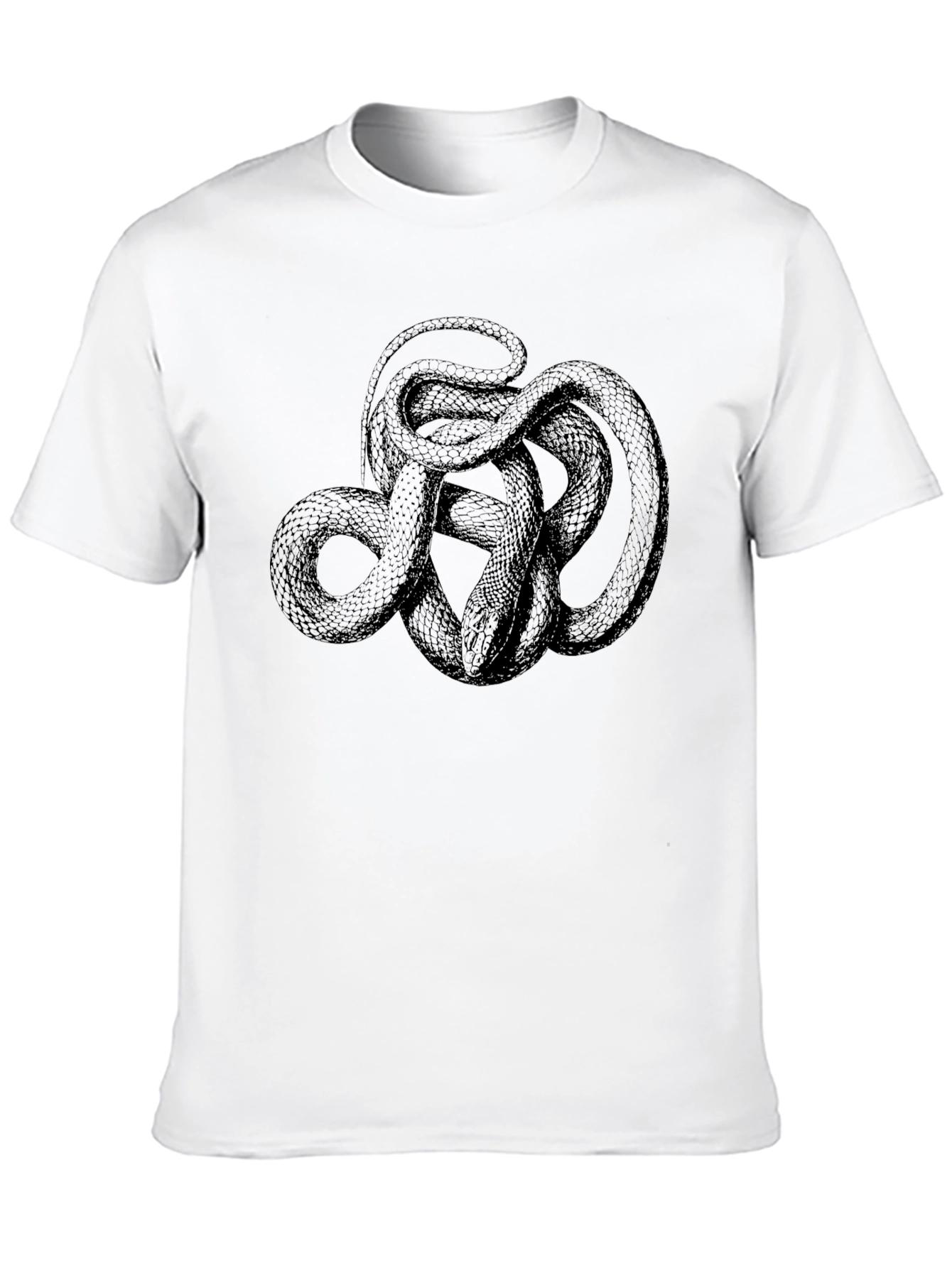 Black Black Snake Graphic Tee - Mens Casual Fashion view 10