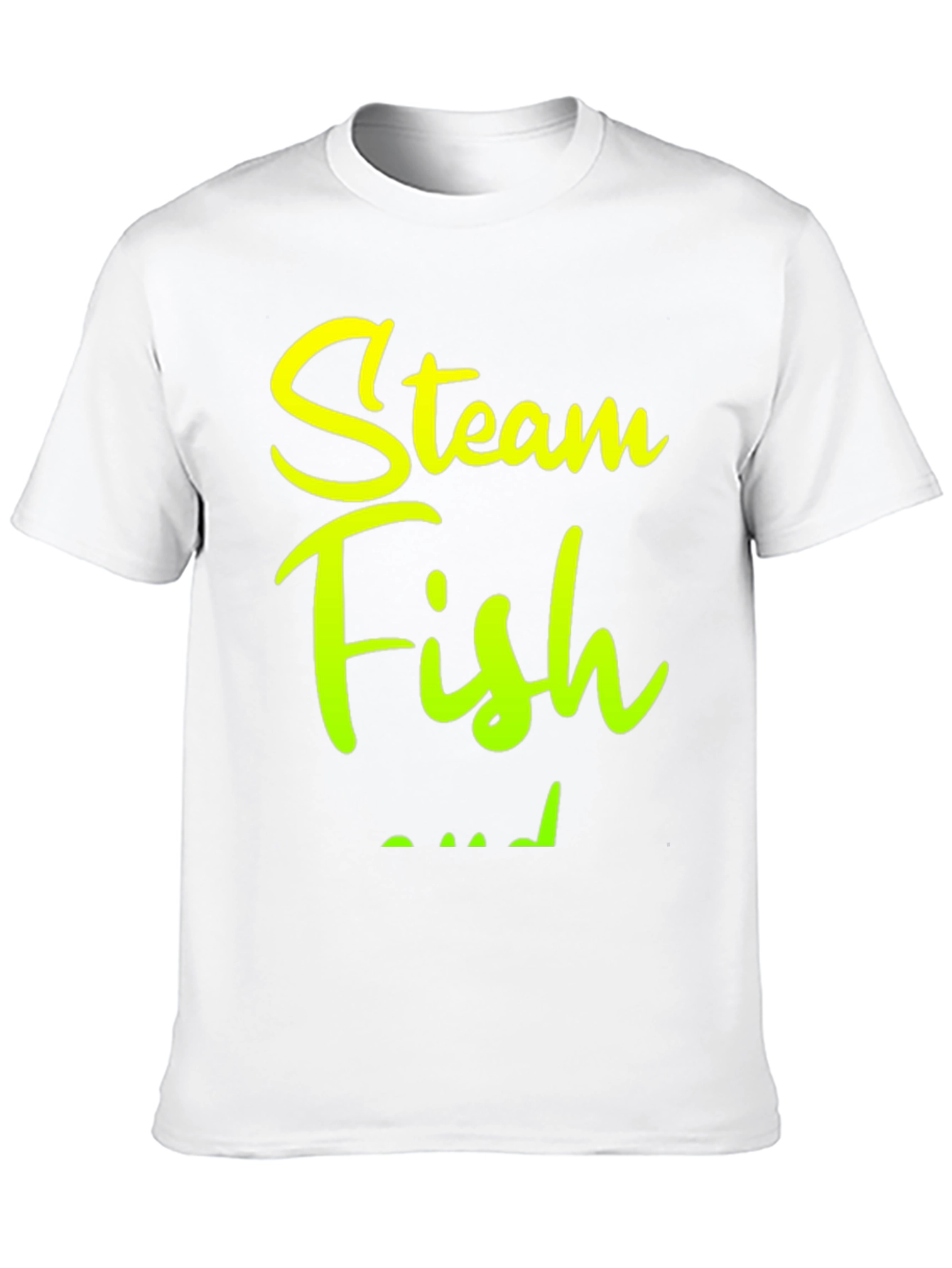 Black Steam Fish T-Shirt - Comfortable and Stylish view 10