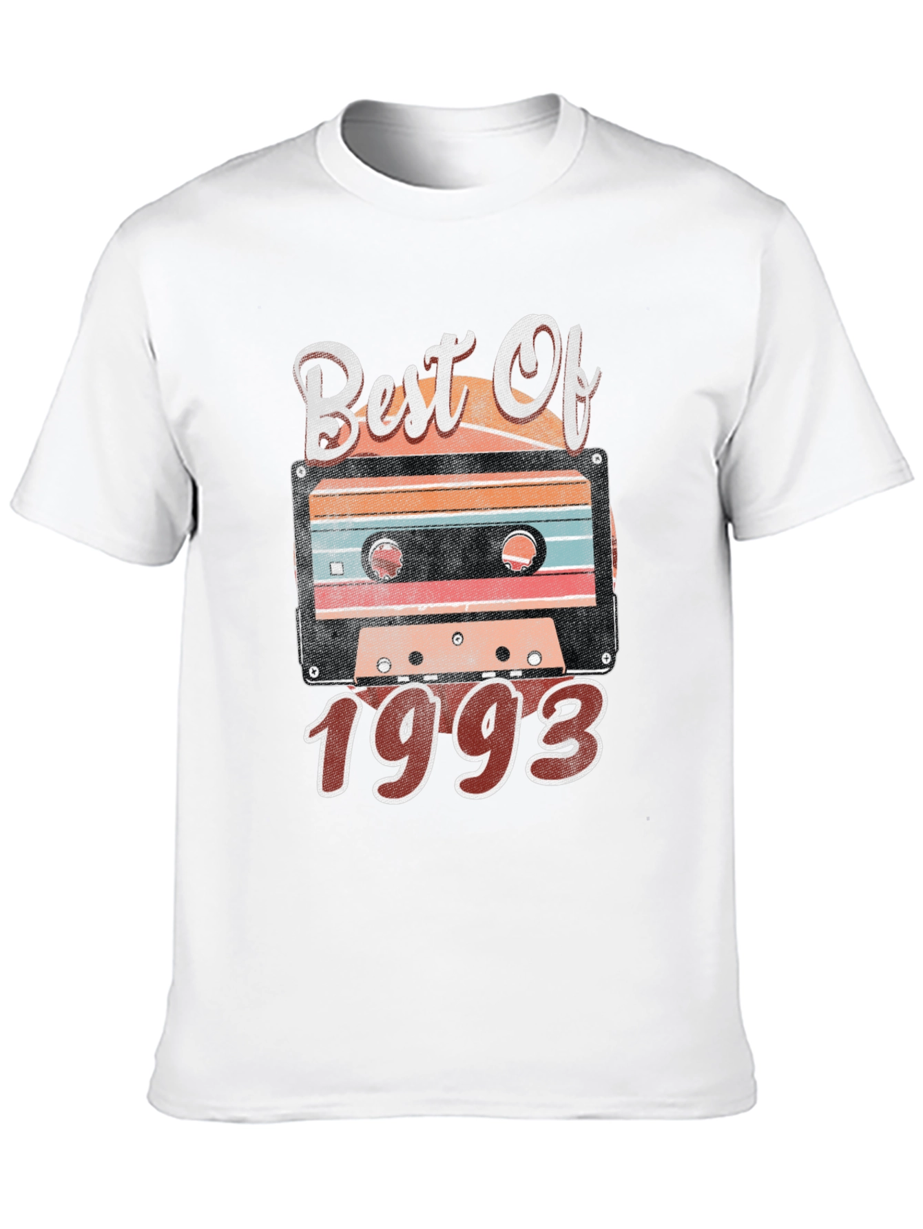Black Best Of 1993 Cassette Tape Graphic T-Shirt view 10