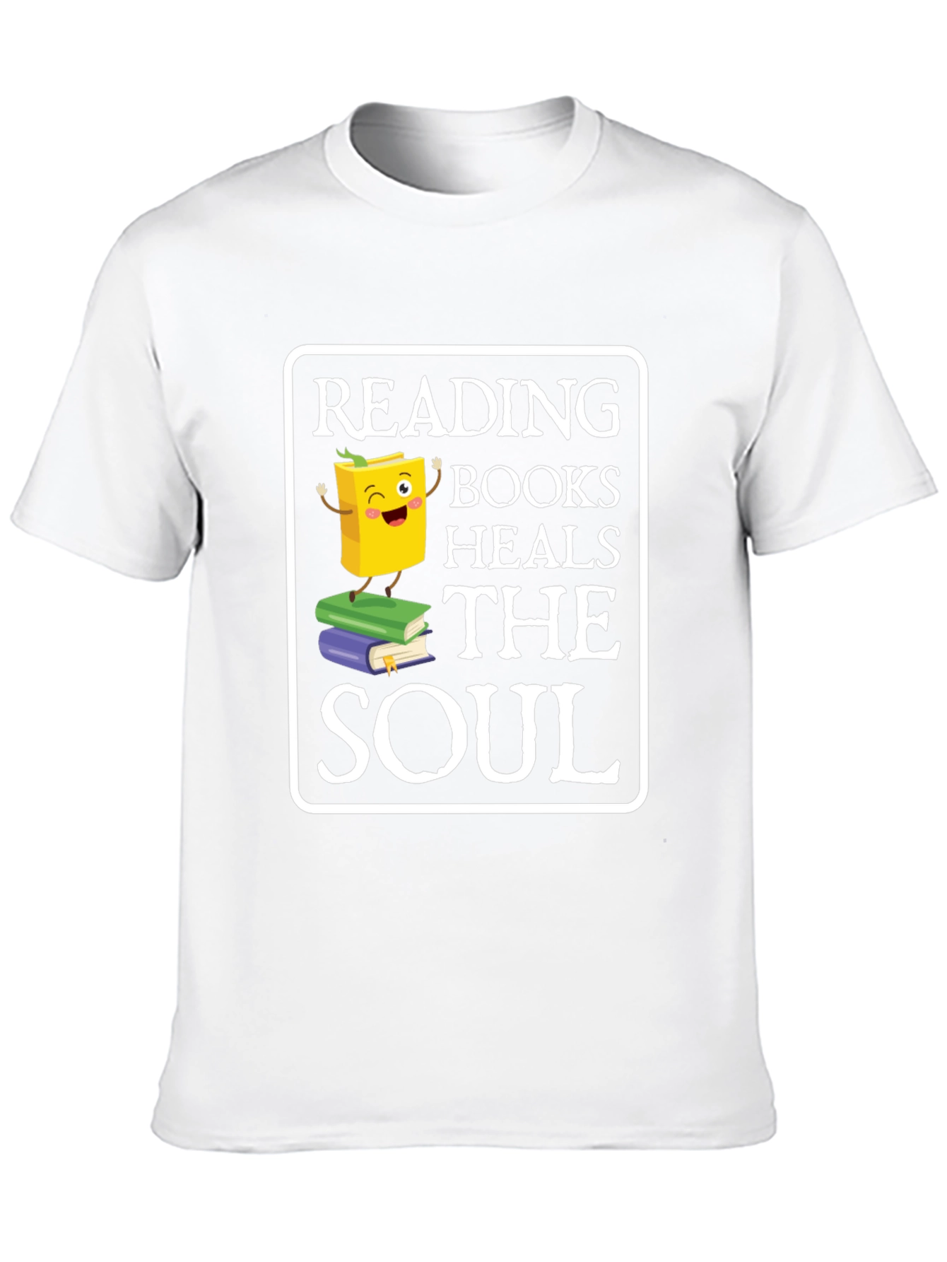Black Reading Books Heals the Soul T-Shirt view 10