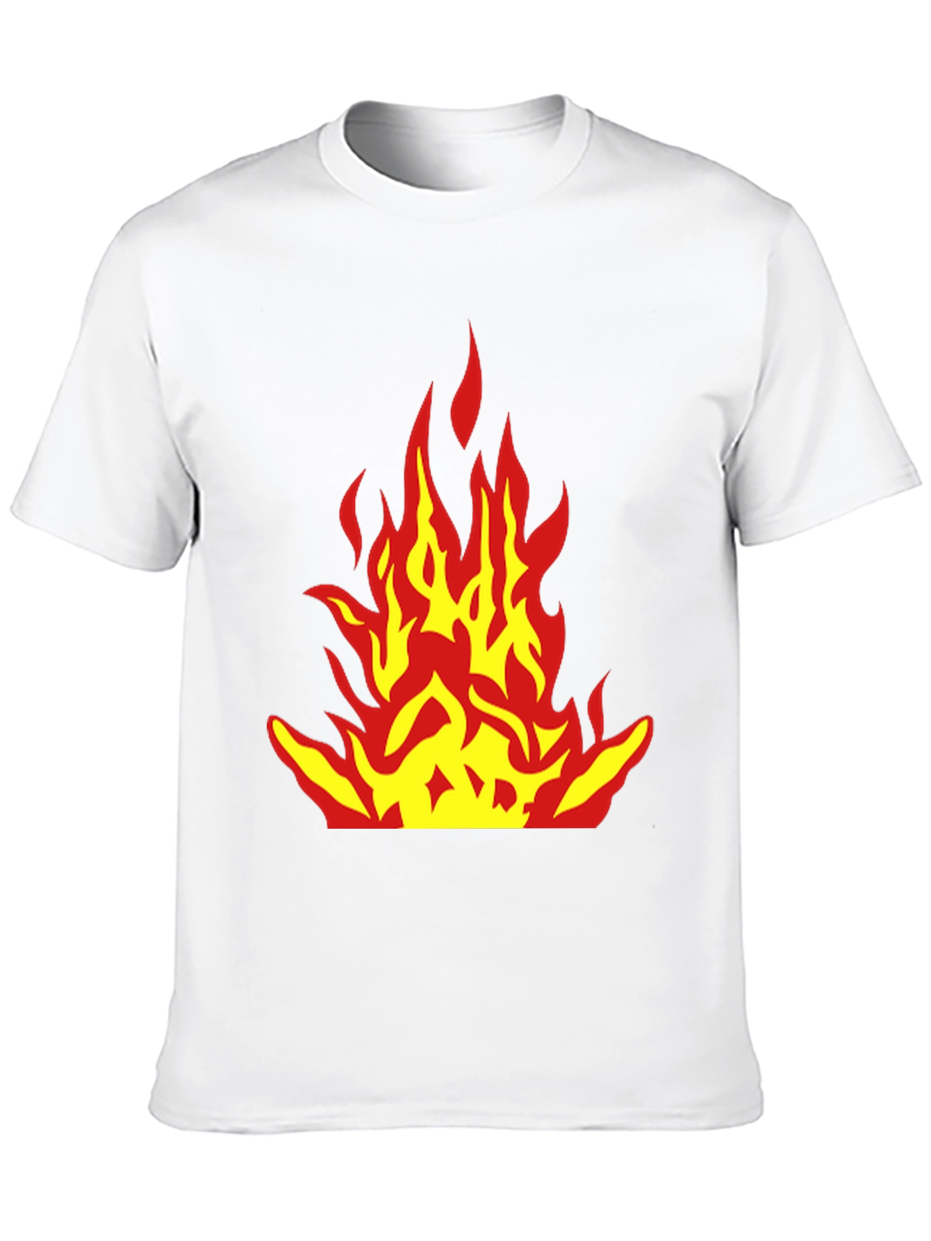 Black Flame Graphic Black T-Shirt - Bold Design view 10