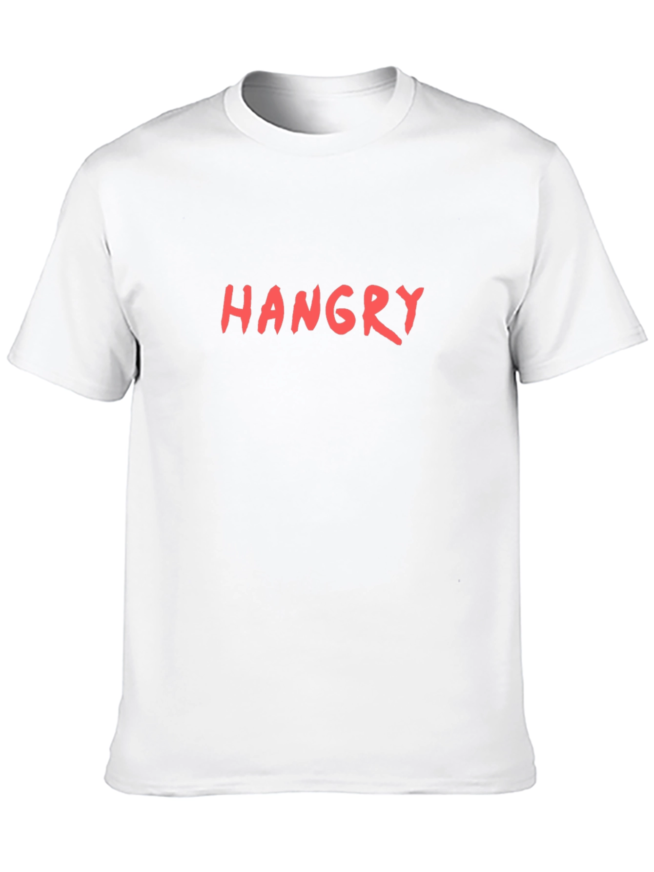 Black Hangry Graphic Tee - Funny Unisex T-Shirt view 10