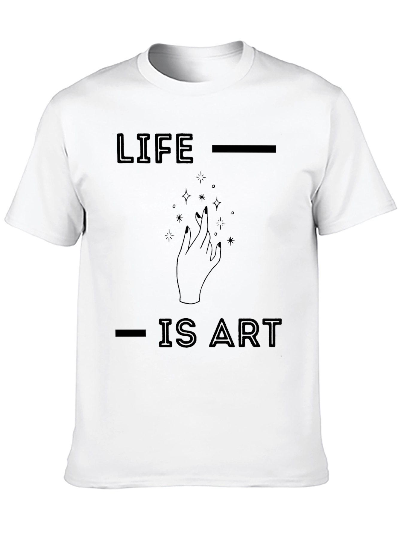Life is Art Graphic T-Shirt -  Unisex Cotton Tee - 10