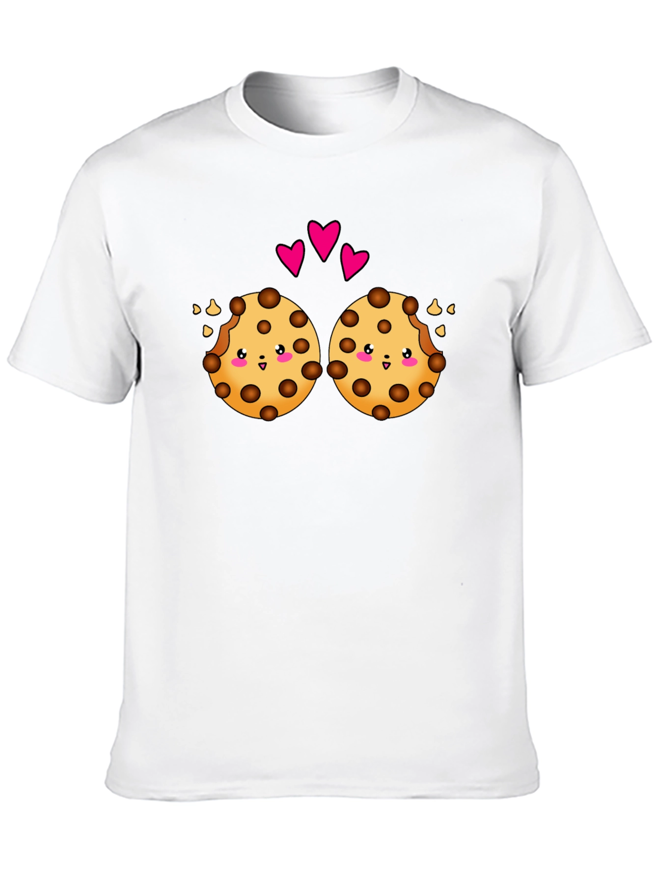 Black Cute Cookie Kawaii T-Shirt view 10