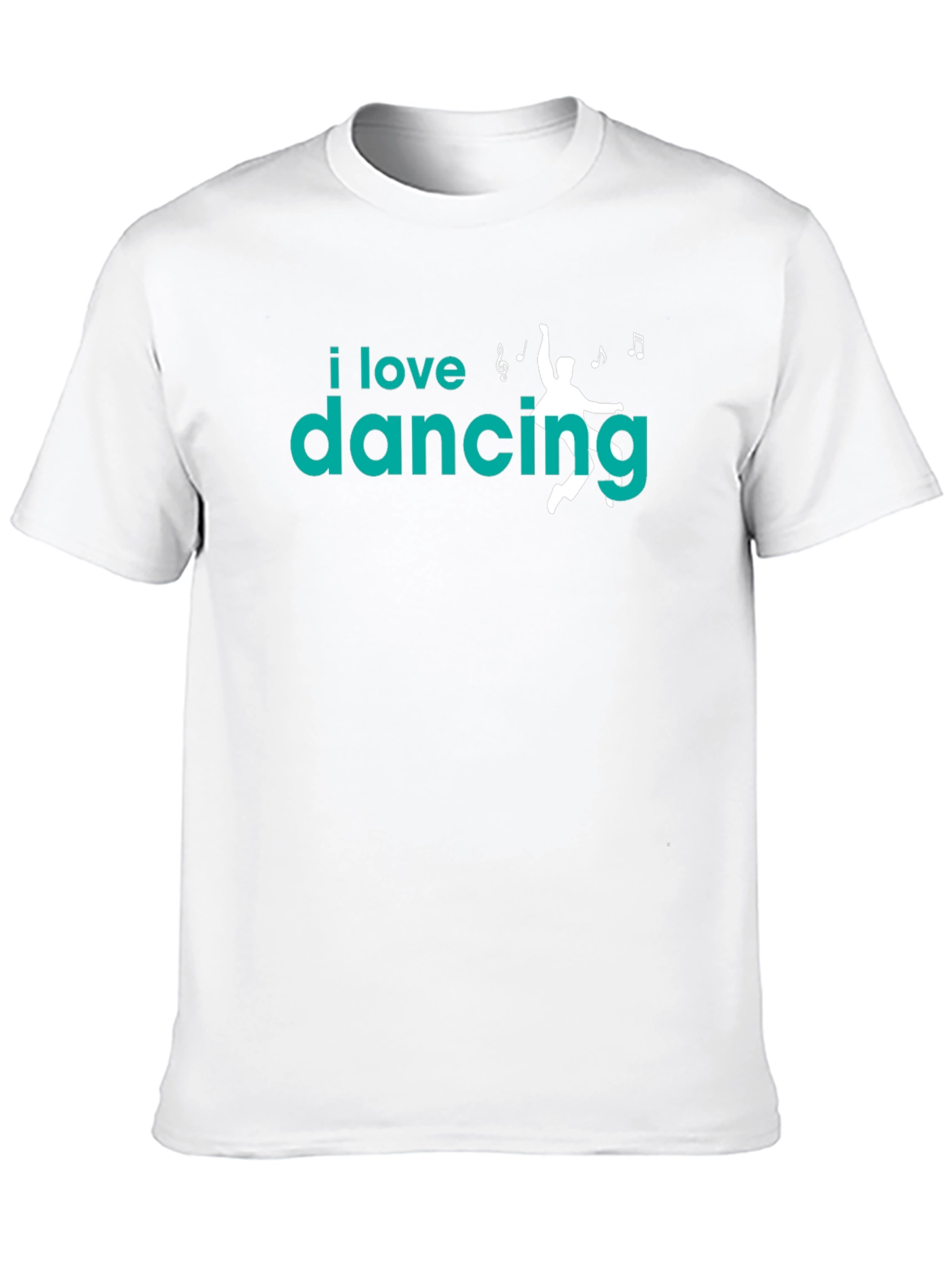 Black I Love Dancing Graphic Tee - Soft Cotton Black T-Shirt view 10
