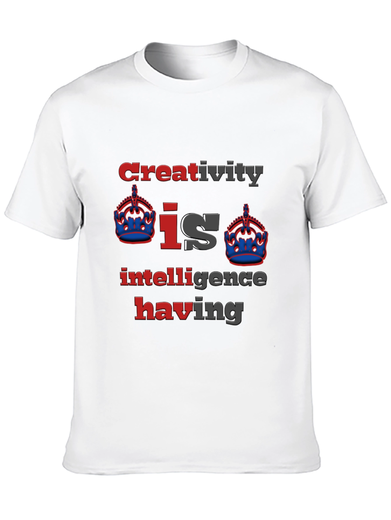 Black Creative Intelligence Graphic T-Shirt - Soft Cotton Blend view 10