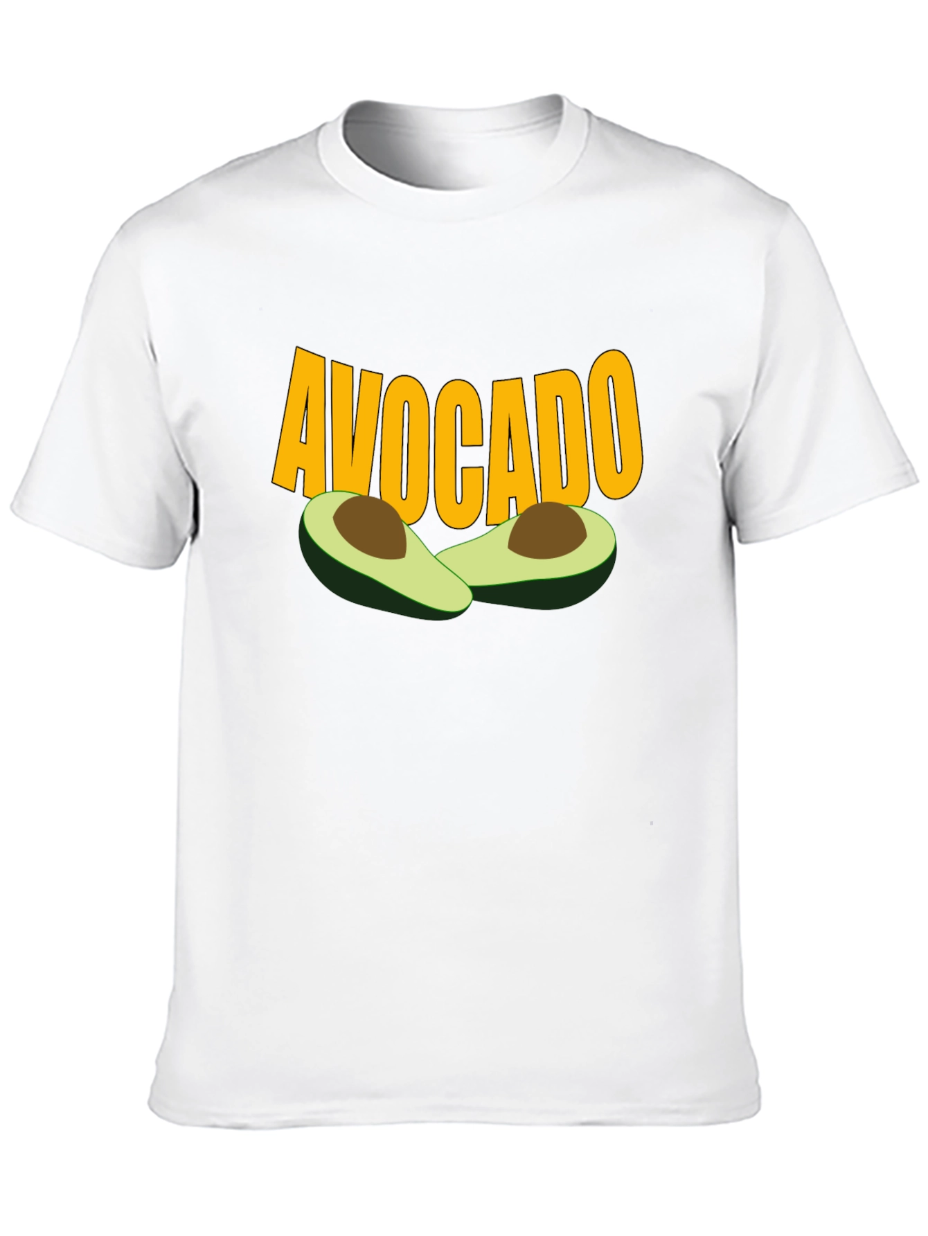 Black Avocado Graphic Tee - Trendy Fruit Lover Shirt view 10