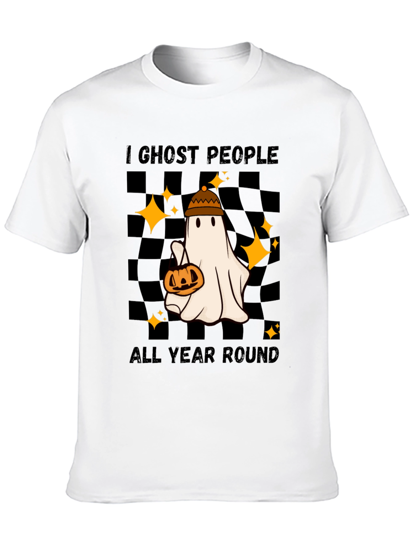 Black I Ghost People All Year Round T-Shirt view 10