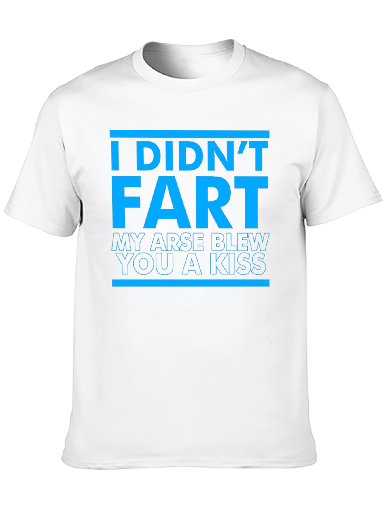 Black Funny "I Didn't Fart" Graphic T-Shirt view 10