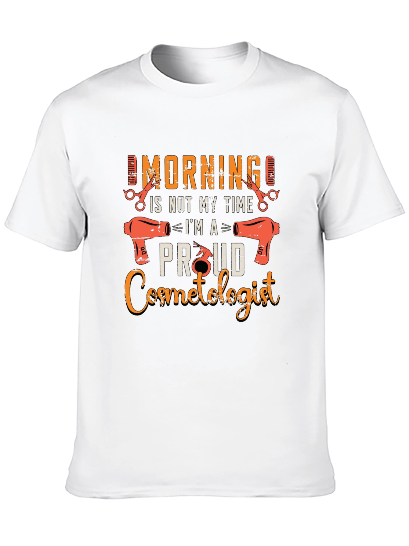 Black Proud Cosmetologist T-Shirt - Funny Barber Tee view 10