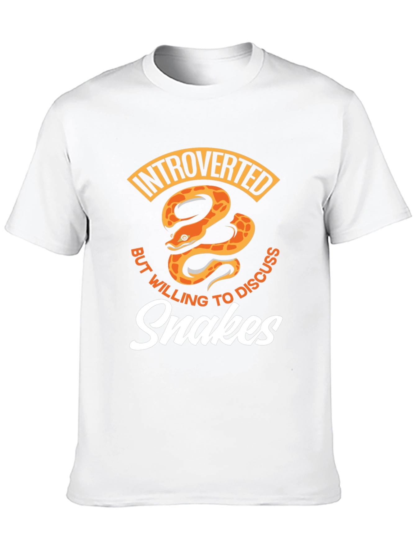 Black Introverted Snake Lover T-Shirt view 10