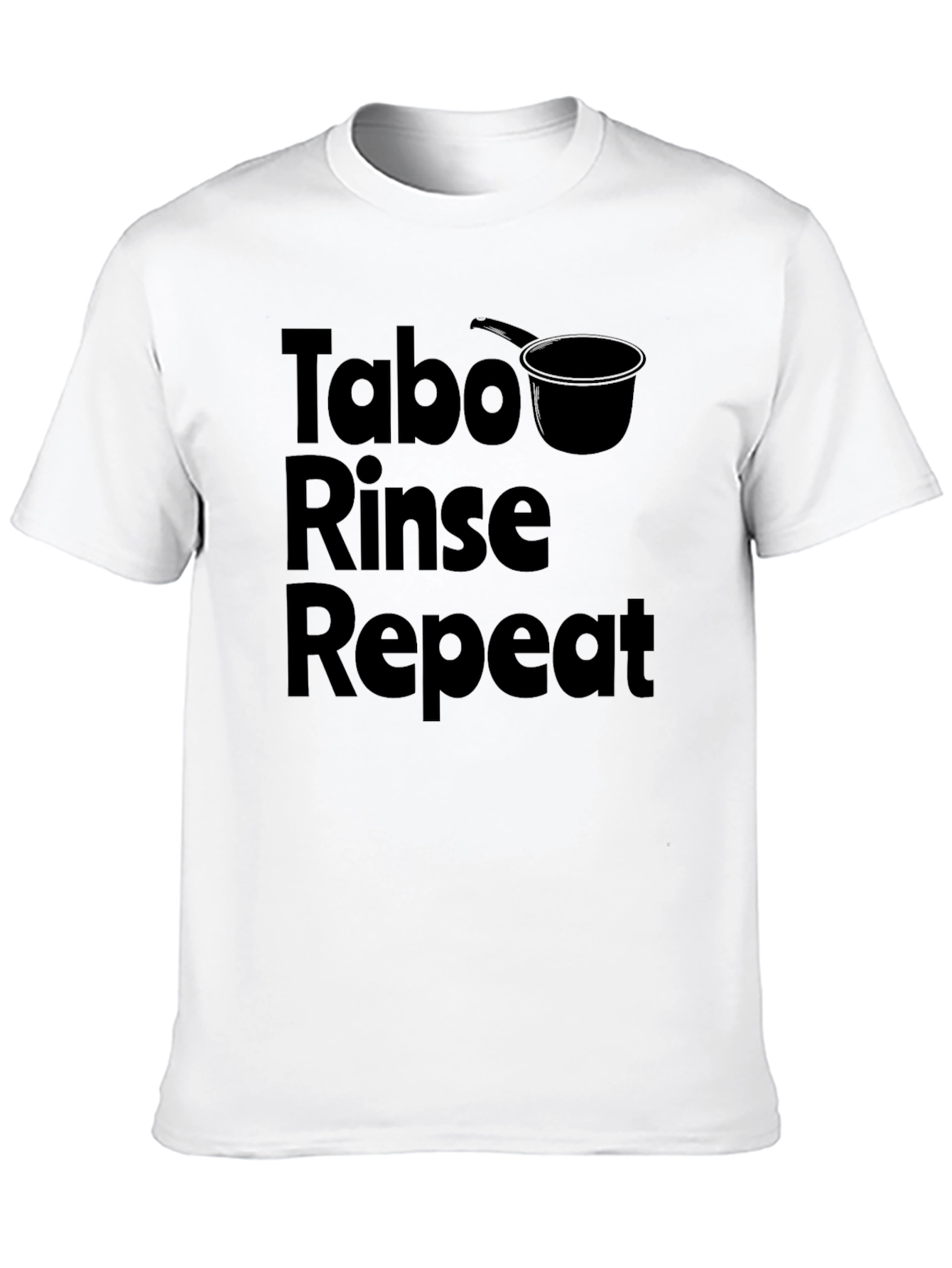 Black Tabo Rinse Repeat T-Shirt - Black Graphic Tee view 10