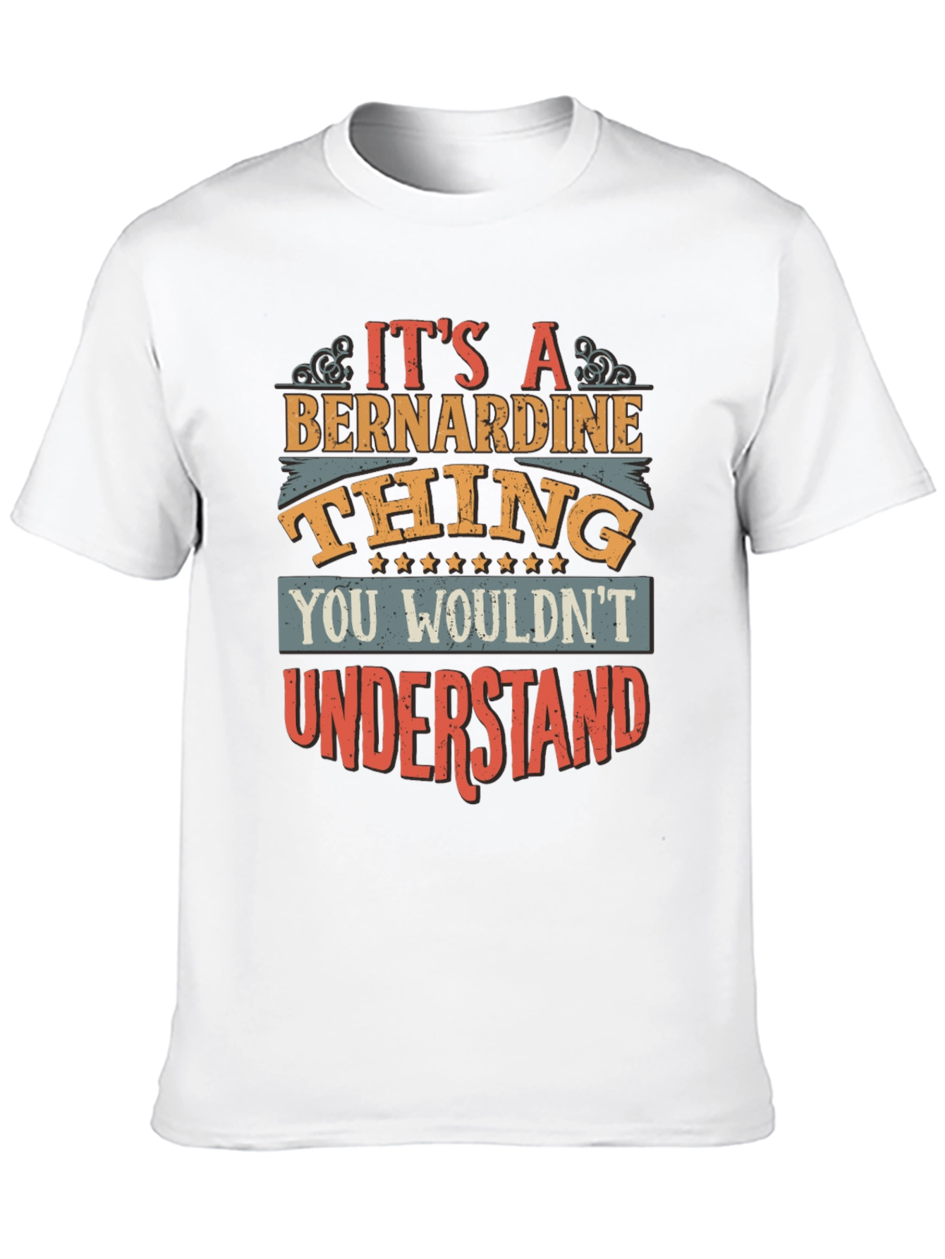 Black It's a Bernardine Thing T-Shirt view 10