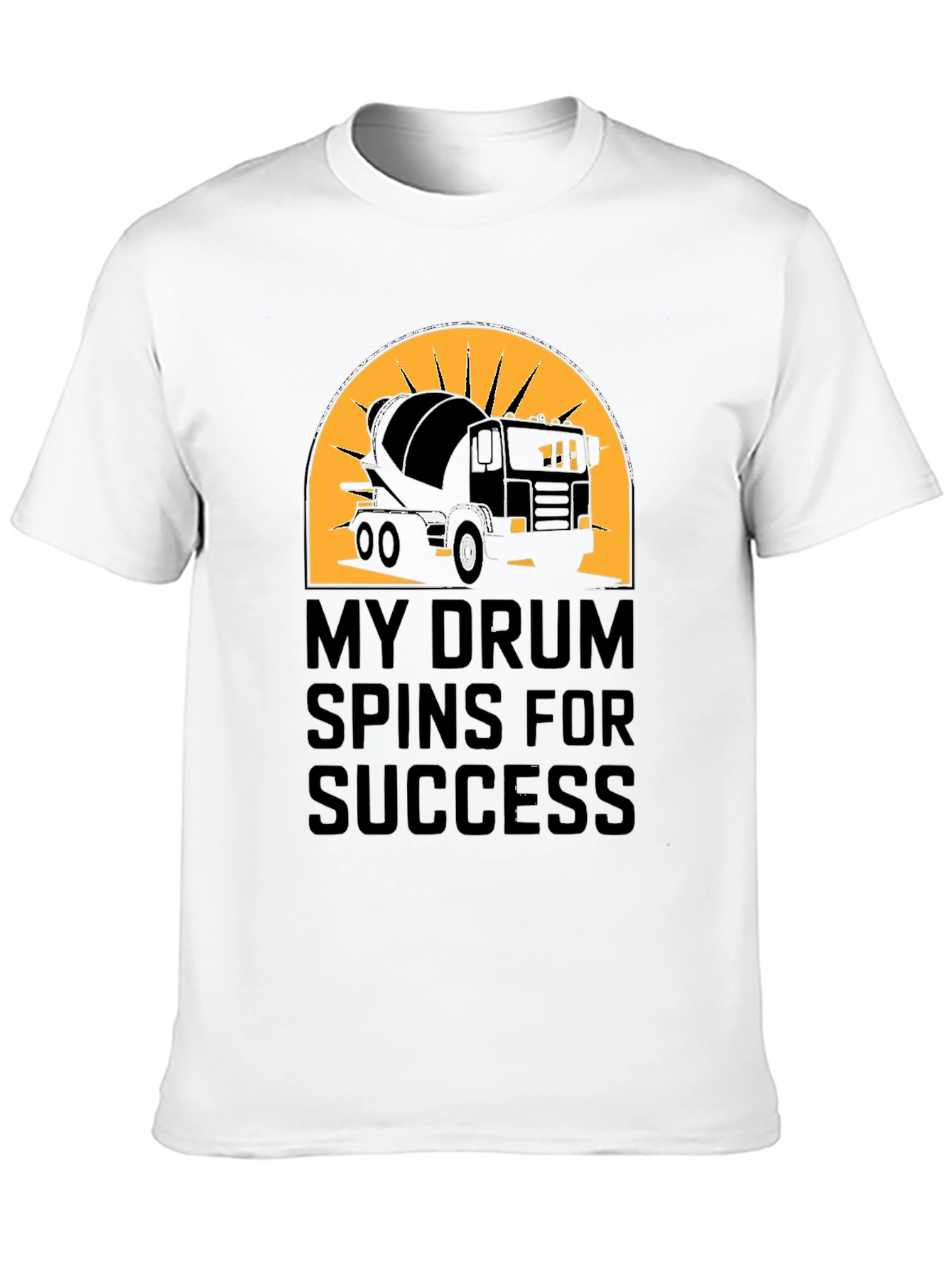 Black My Drum Spins for Success T-Shirt view 10