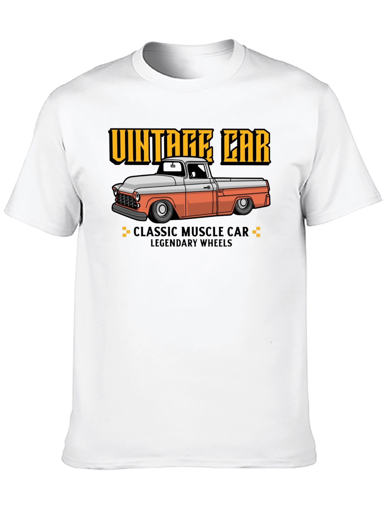 Black Vintage Car Graphic T-Shirt view 10