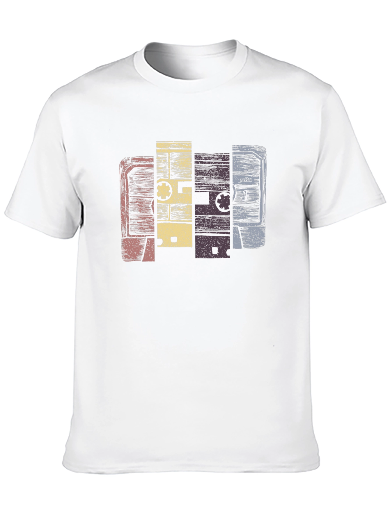 Black Vintage Cassette Tape Graphic T-Shirt view 10