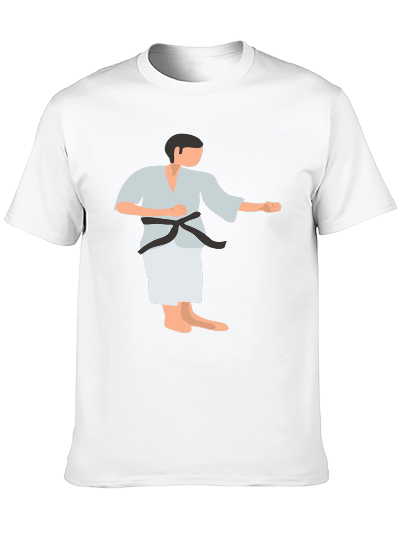 Black Karate Graphic T-Shirt - Black view 10