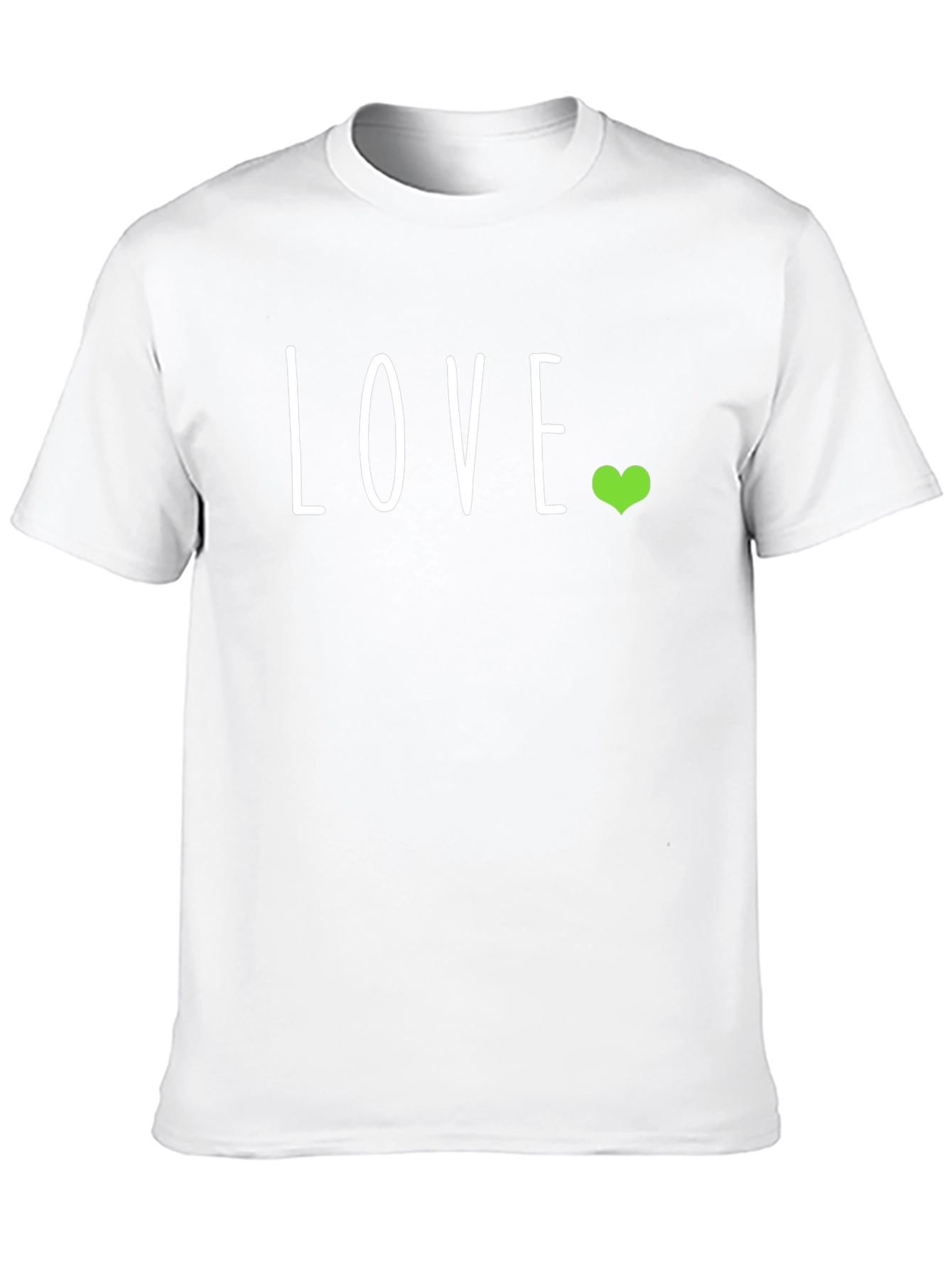 Black Love Heart Graphic T-Shirt - Casual Black Tee view 10