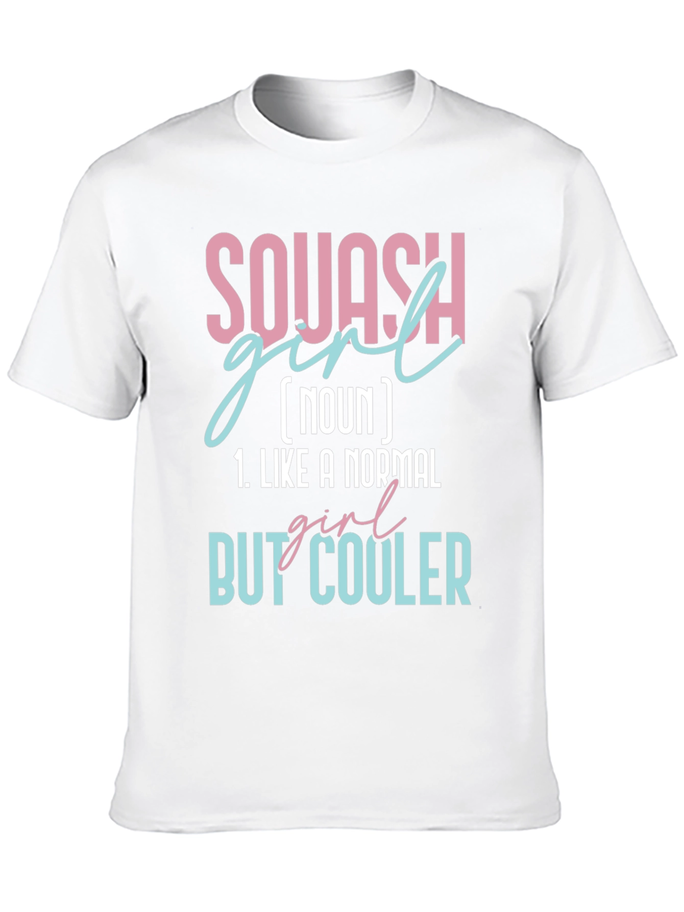 Black Squash Girl Definition T-Shirt - Cool & Unique Tee view 10