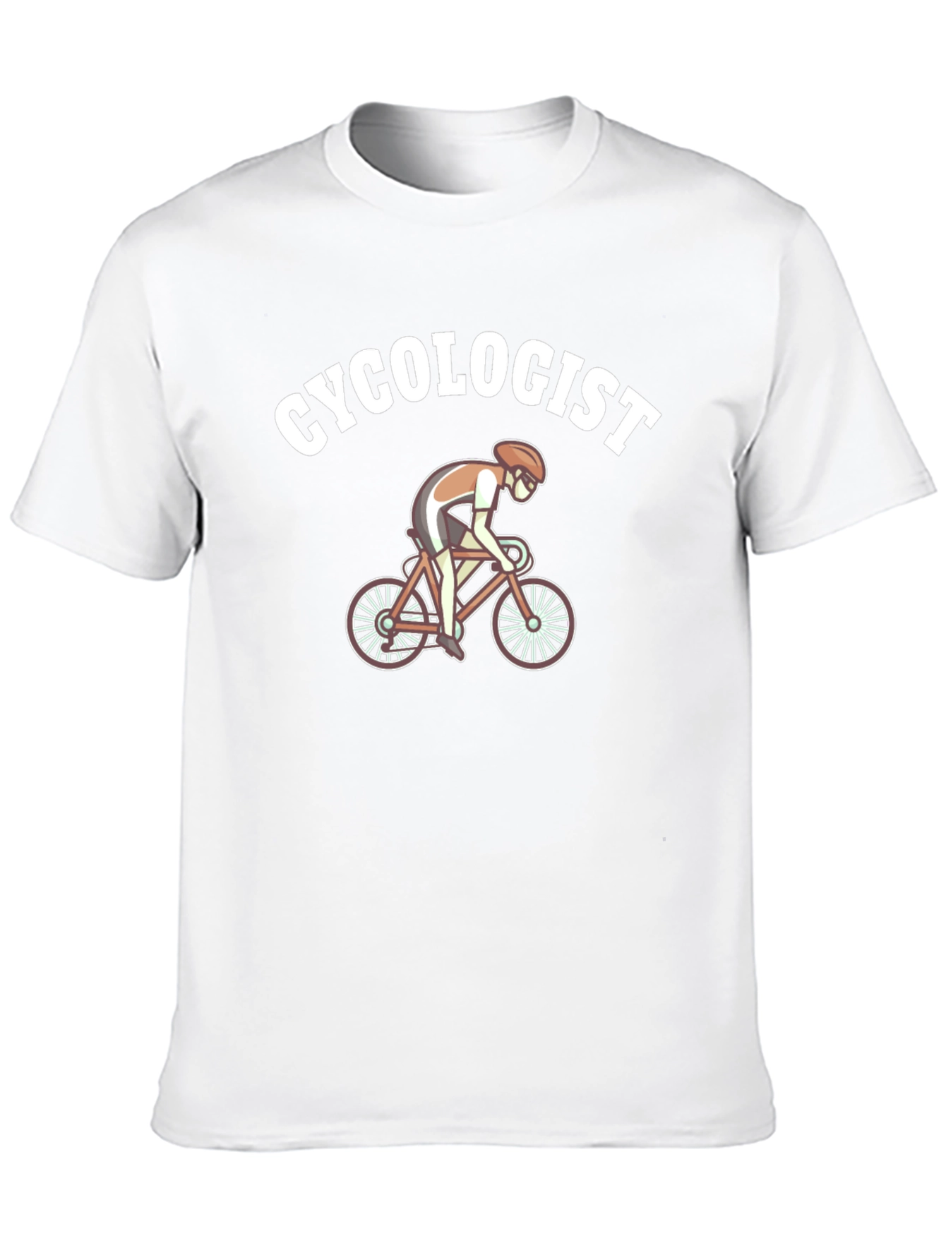 Black Cycologist T-Shirt - Funny Cyclist Humor Tee view 10