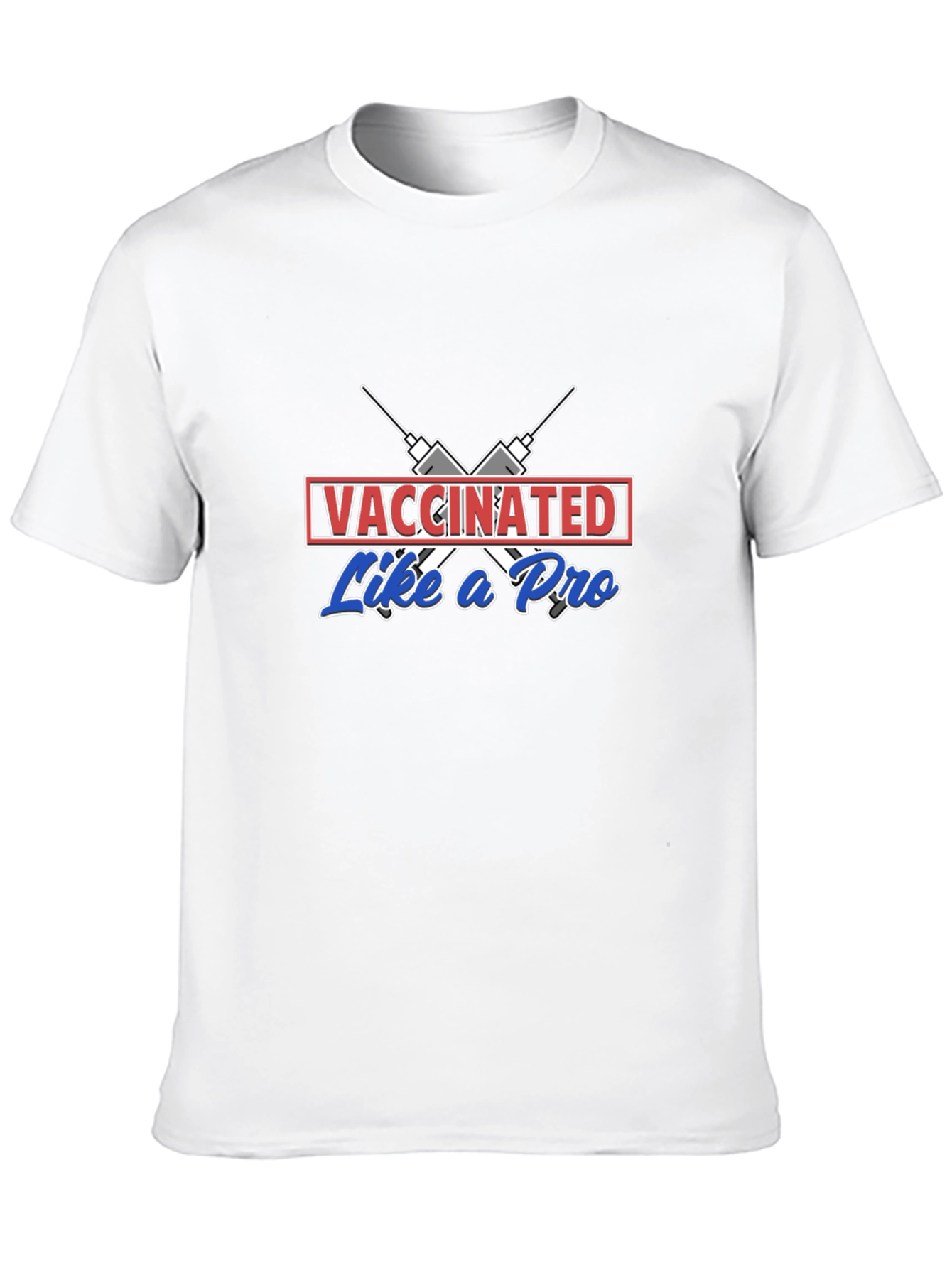 Black Vaccinated Like A Pro Graphic Tee view 10
