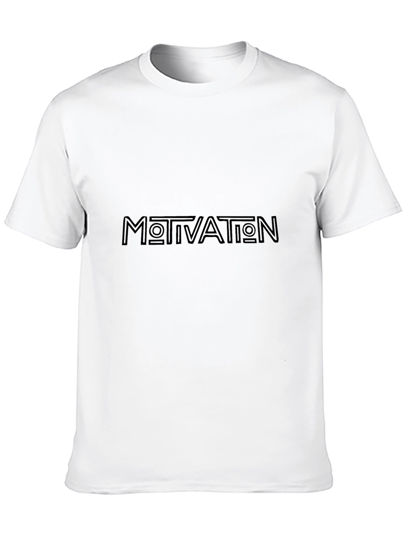 Black Motivation Graphic Print Tee - Black view 10