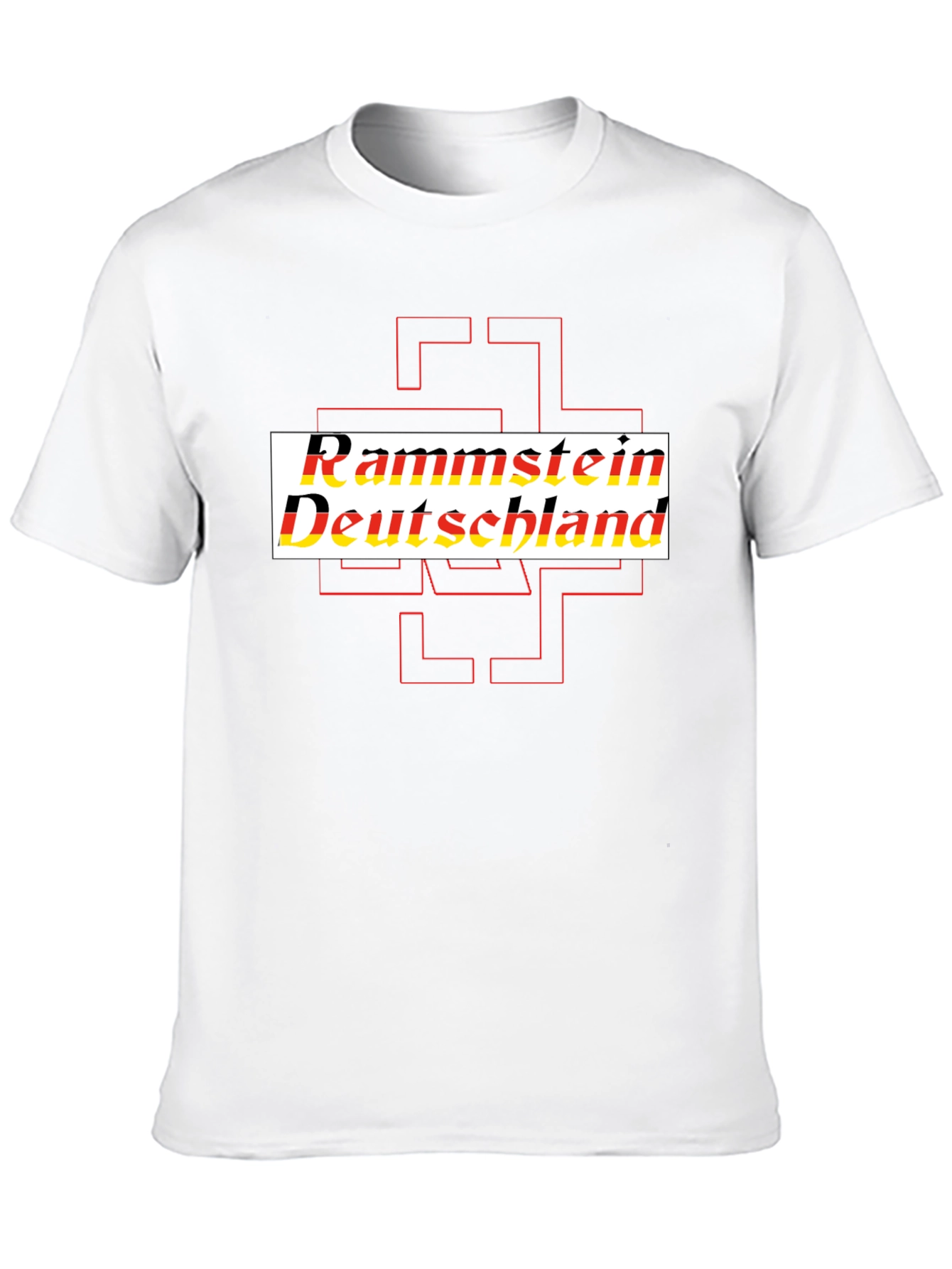 Black Rammstein Deutschland Black T-Shirt view 10