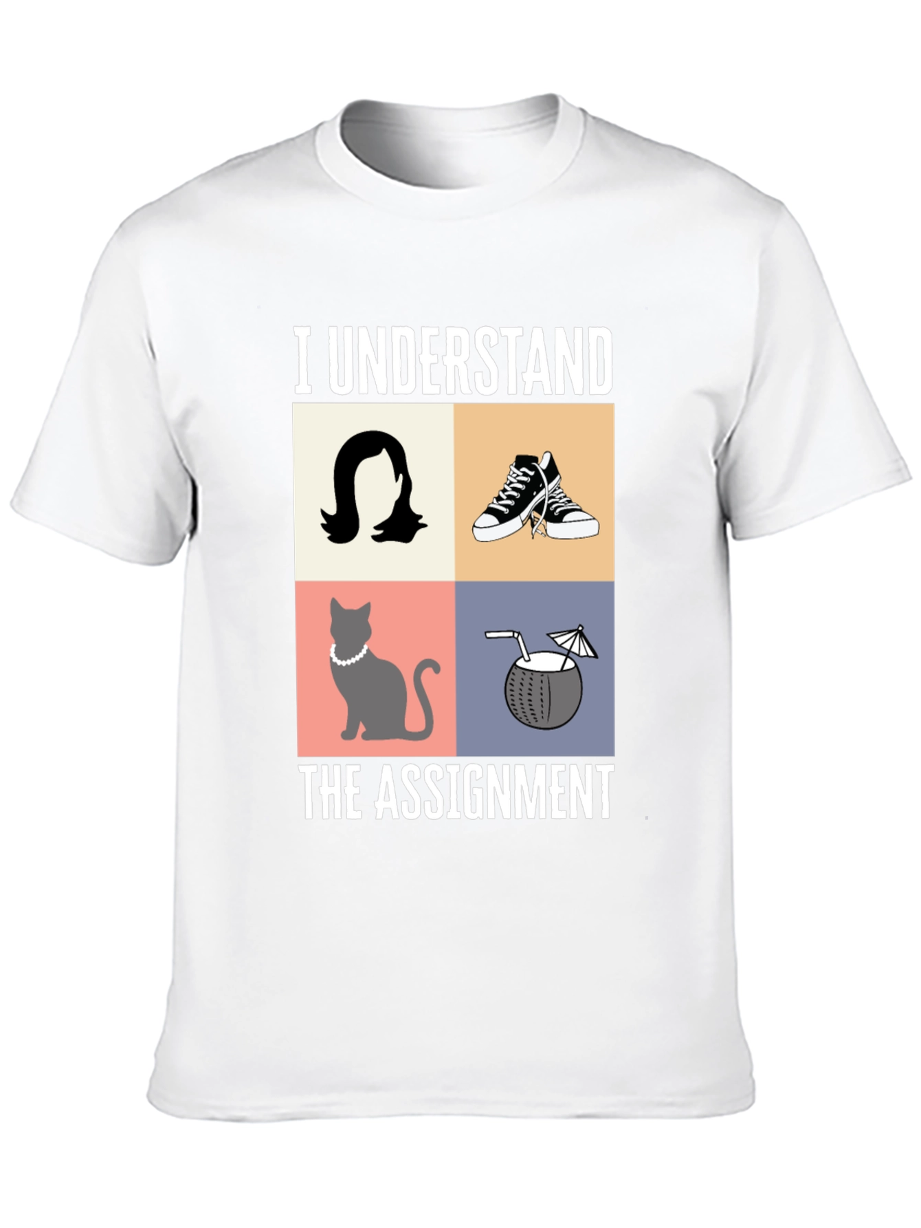Black I Understand the Assignment Graphic T-Shirt view 10