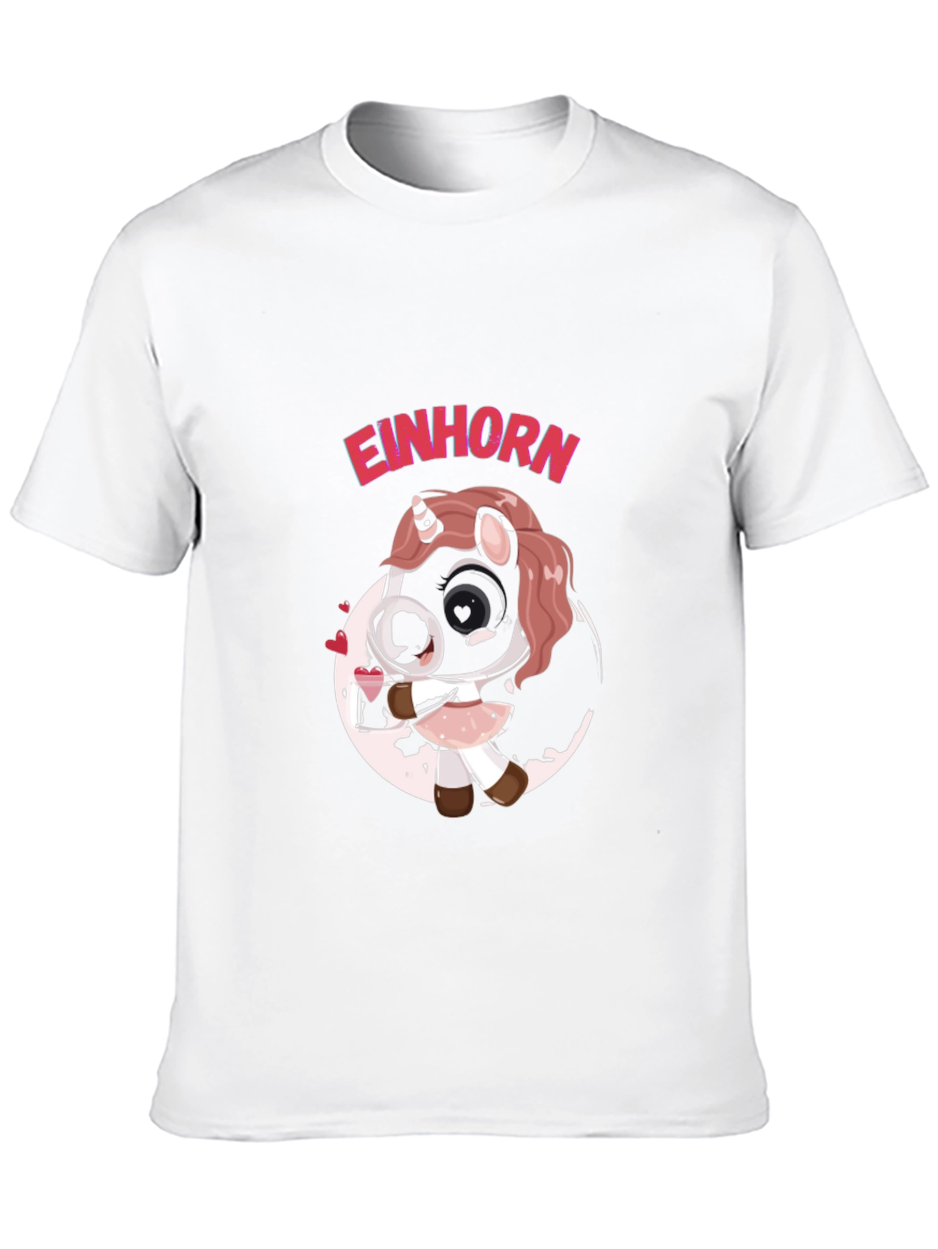 Einhorn Kawaii Unicorn T-Shirt - Black - 10