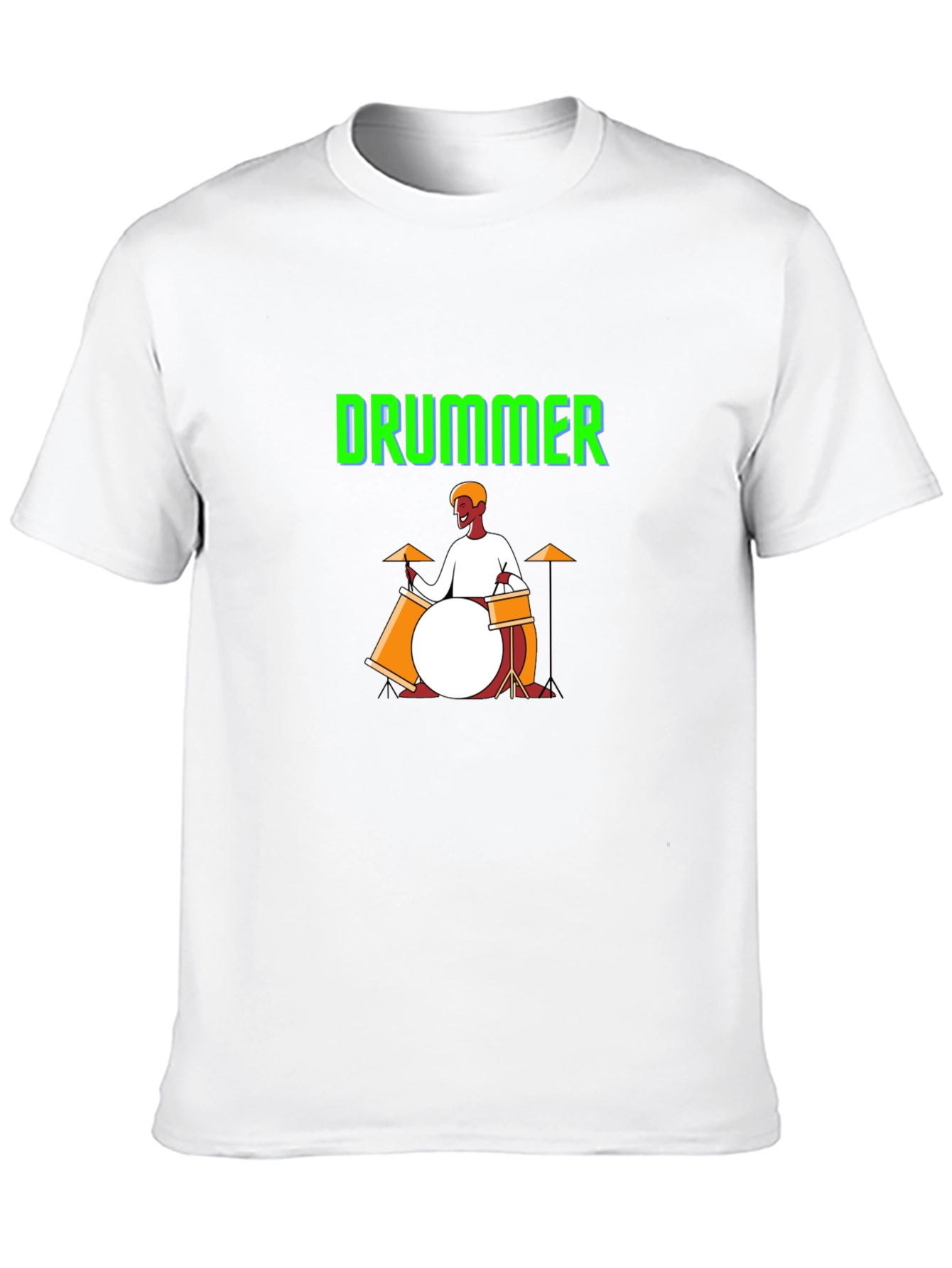 Black Drummer Graphic T-Shirt view 10