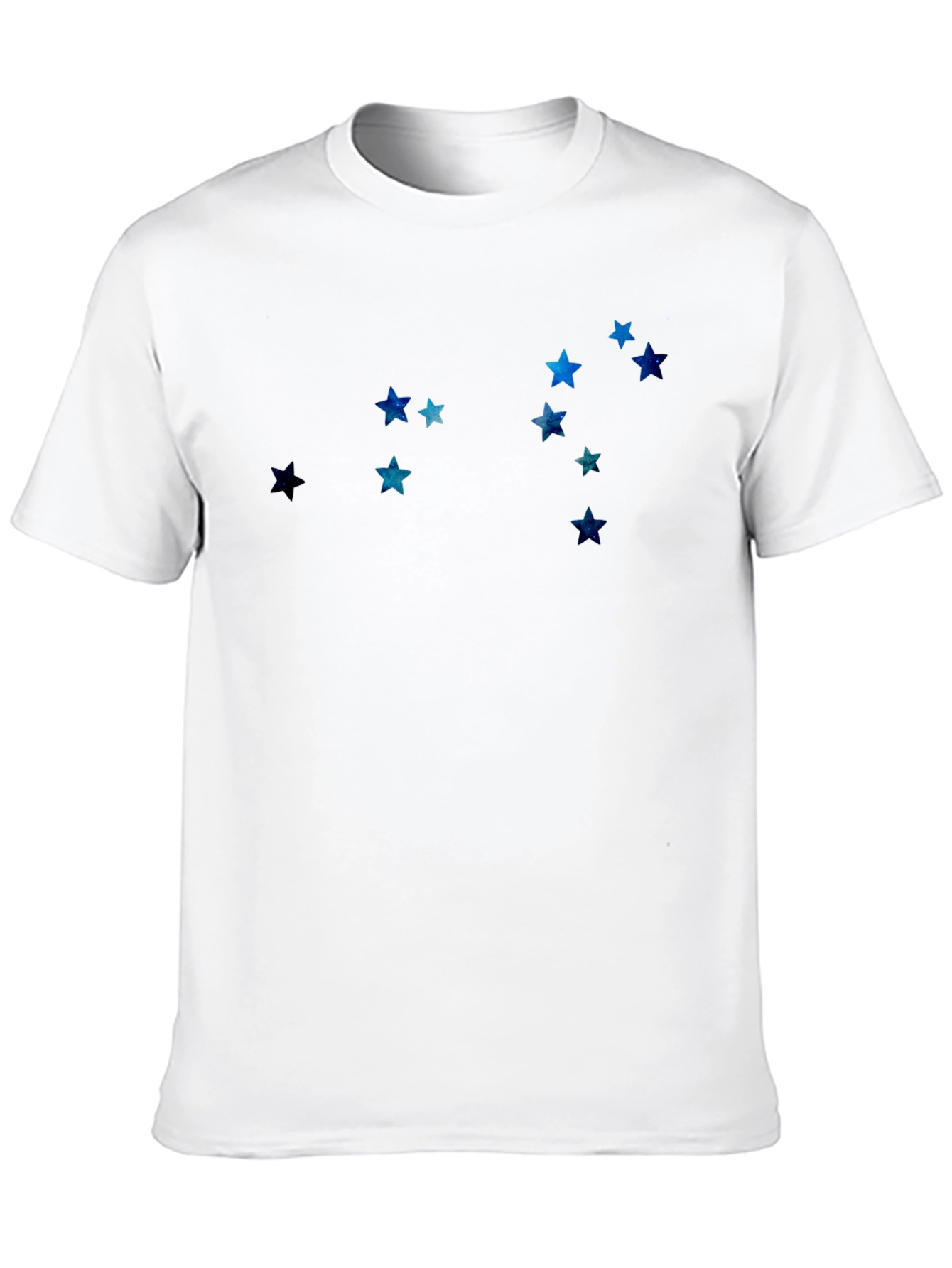Black Celestial Star Constellation Black Tee view 10
