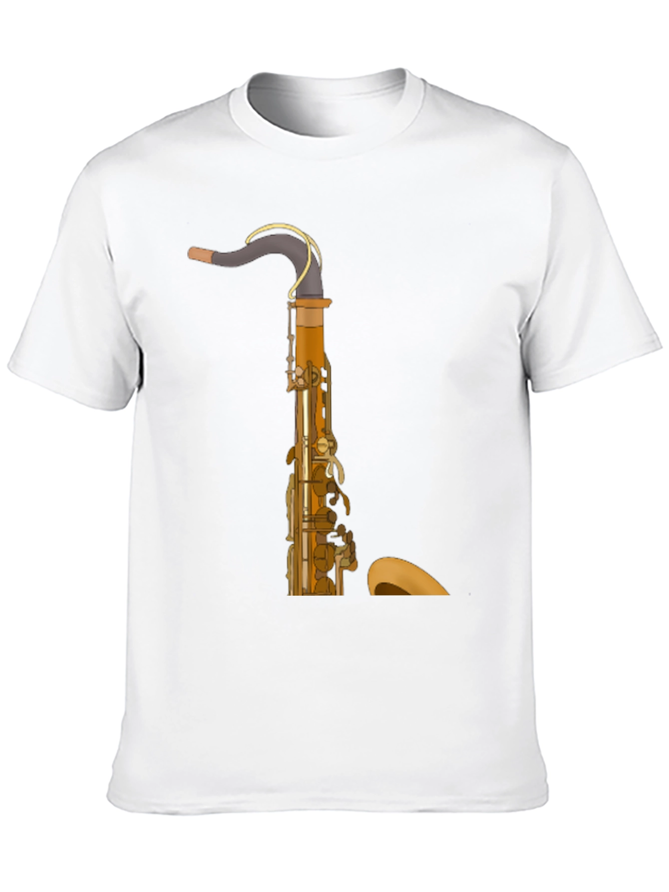 Black Saxophone Graphic T-Shirt - Musician Style view 10