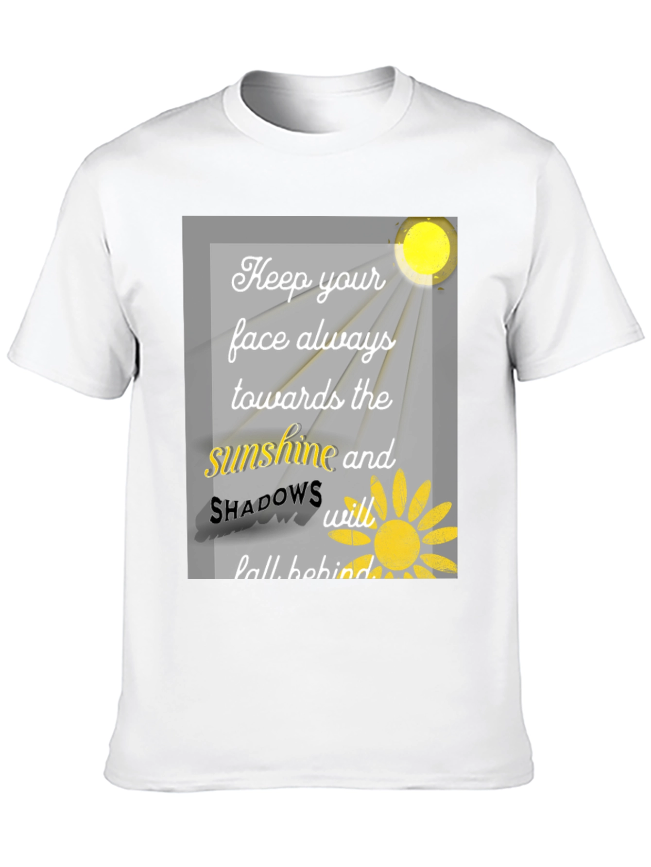 Black Sunshine & Shadows Graphic Tee view 10