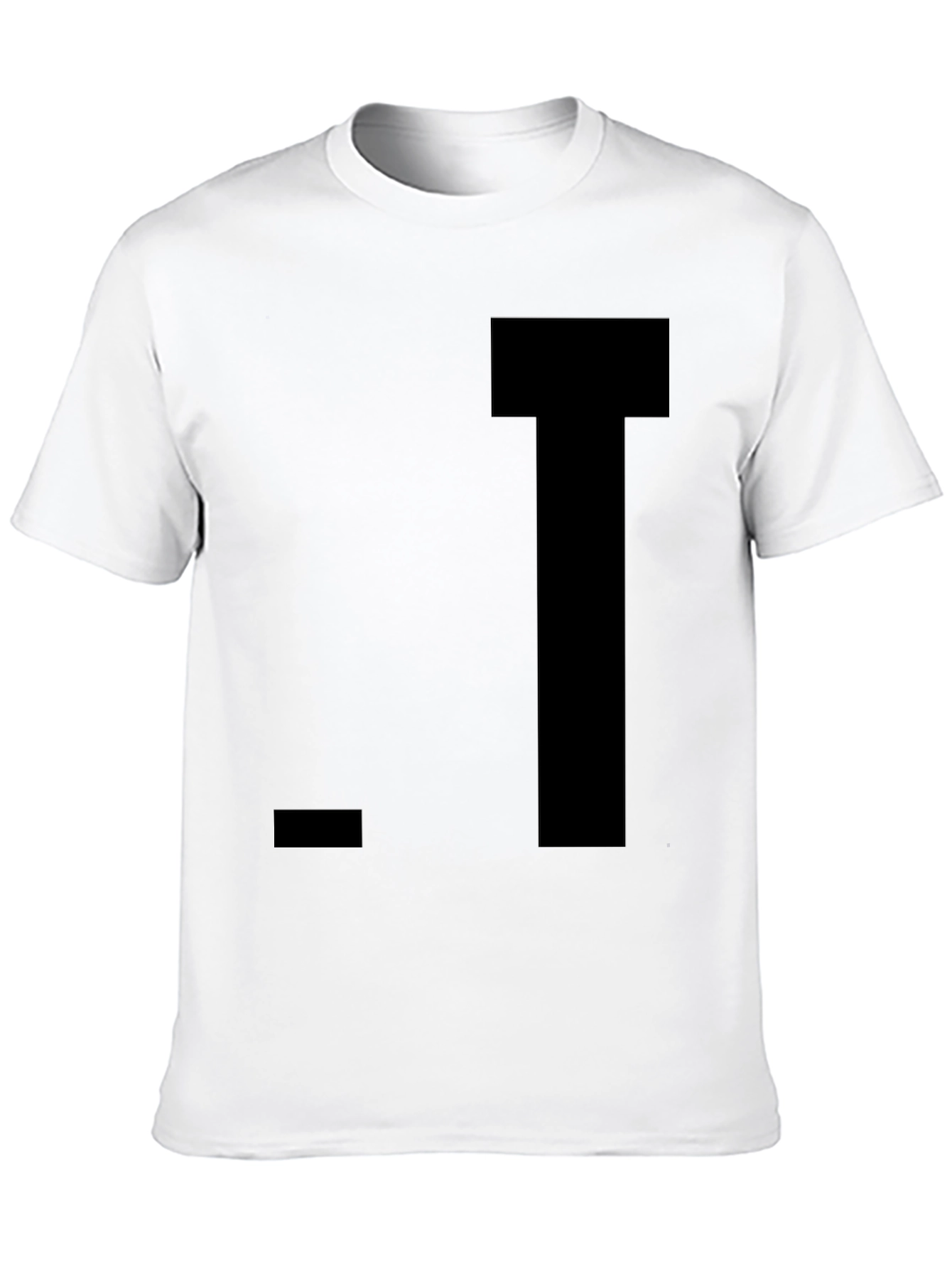 Black Classic Solid Black Crew Neck T-Shirt view 10