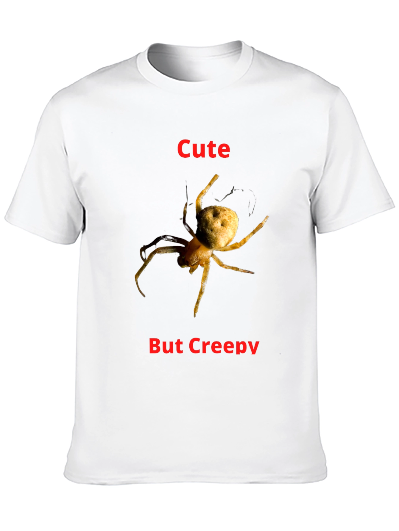 Black Cute But Creepy Spider Graphic T-Shirt view 10