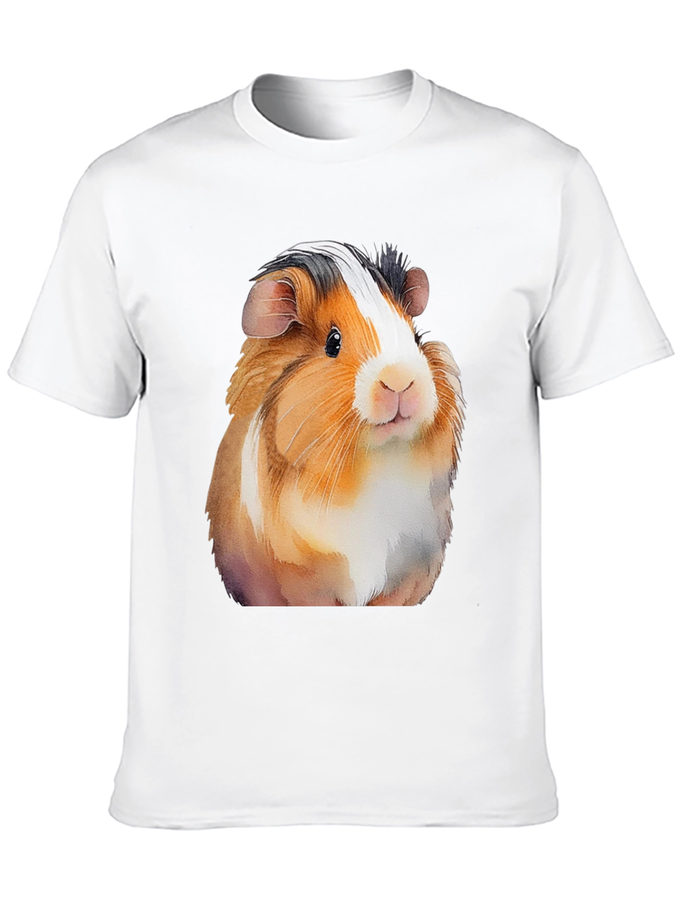 Black Guinea Pig Graphic T-Shirt - Men's Black Tee view 10