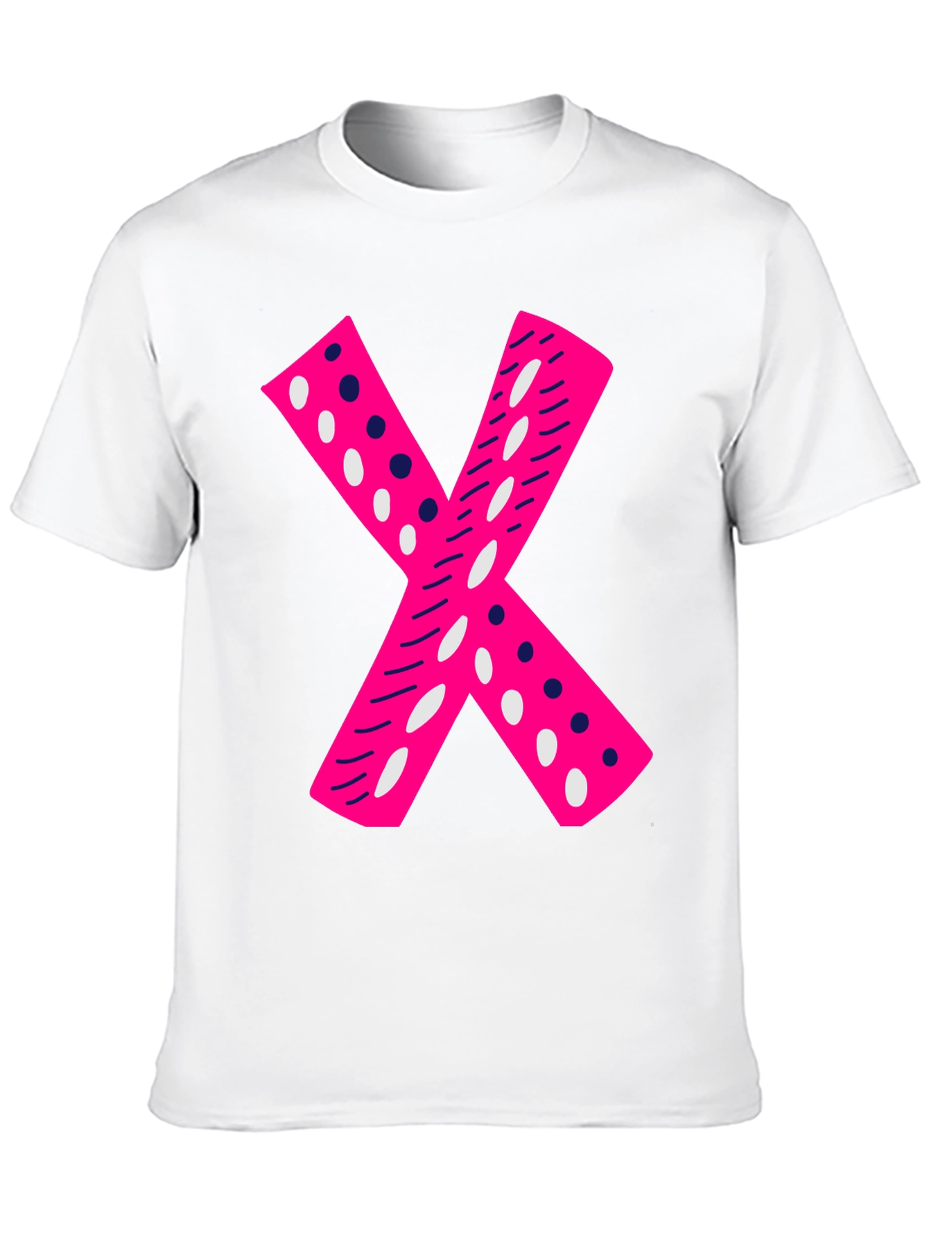 Black Pink X Graphic Tee - Casual Black T-Shirt view 10
