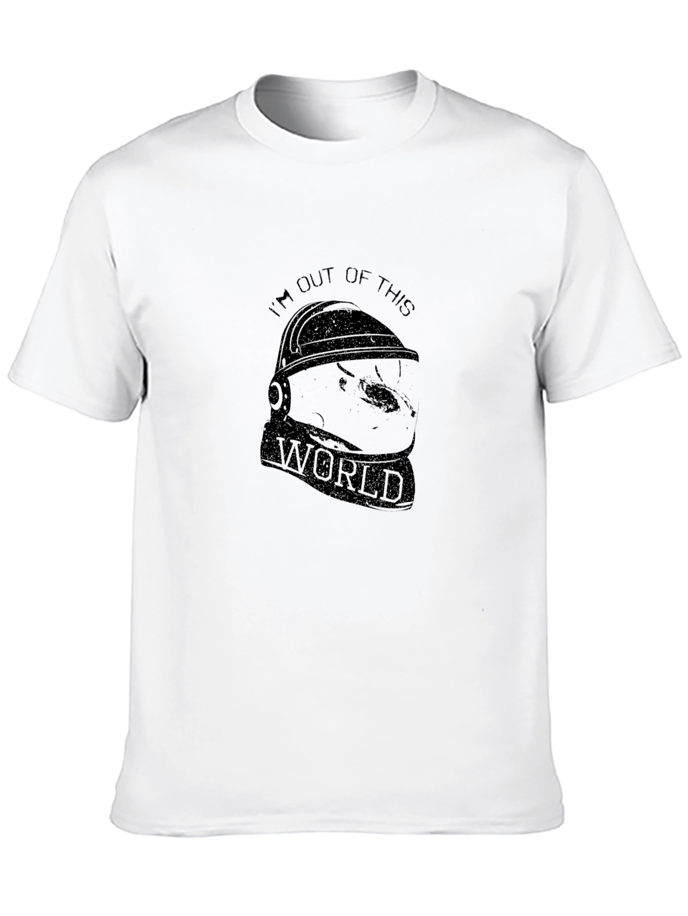 Black Out of This World Graphic Tee - Black Cotton view 10